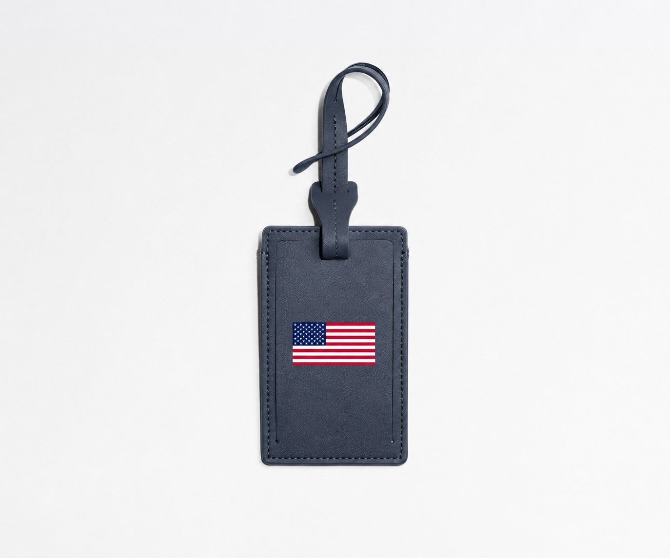 away-match-day-tiquette-bagage-cuir-drapeau-usa image 1
