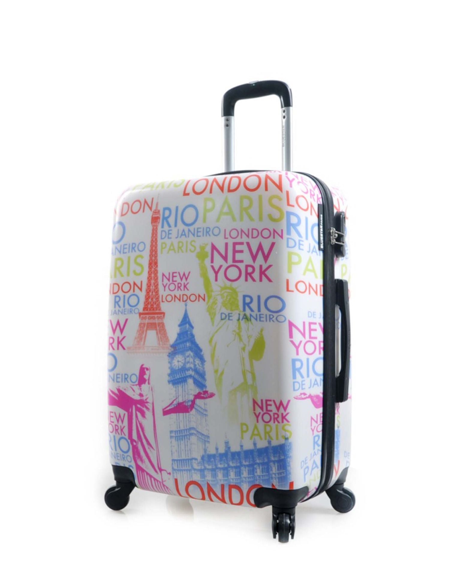 bluestar-paris-melbourne-valise-moyenne-65-cm-noire-motif-capitales image 7