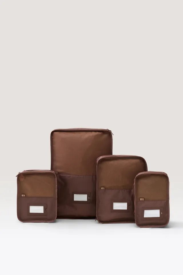 beis-accessories-packing-cube-set-4-organisateurs-marron image 1