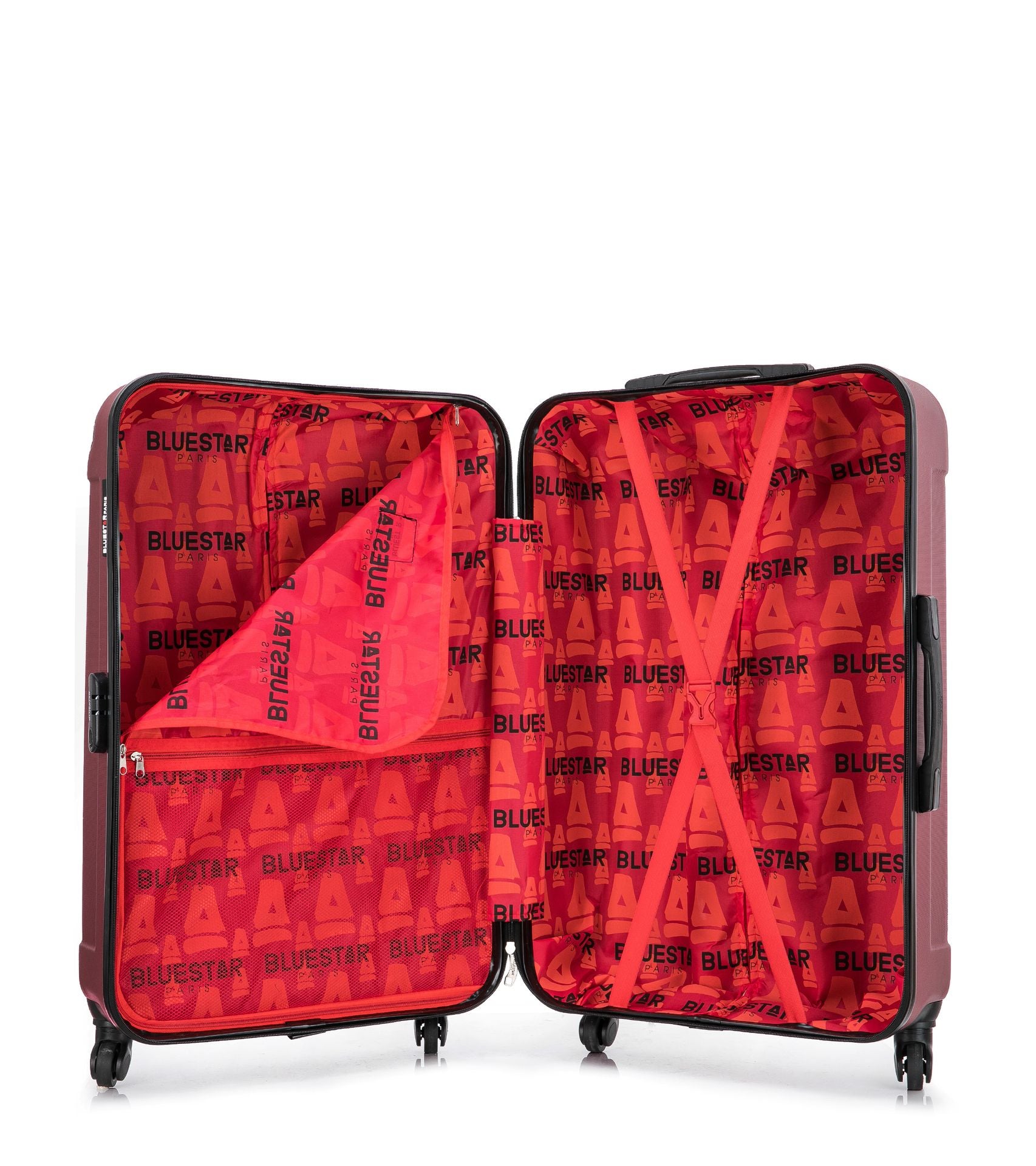 bluestar-madrid-set-3-valises-rigides-abs-bordeaux-roulette image 7