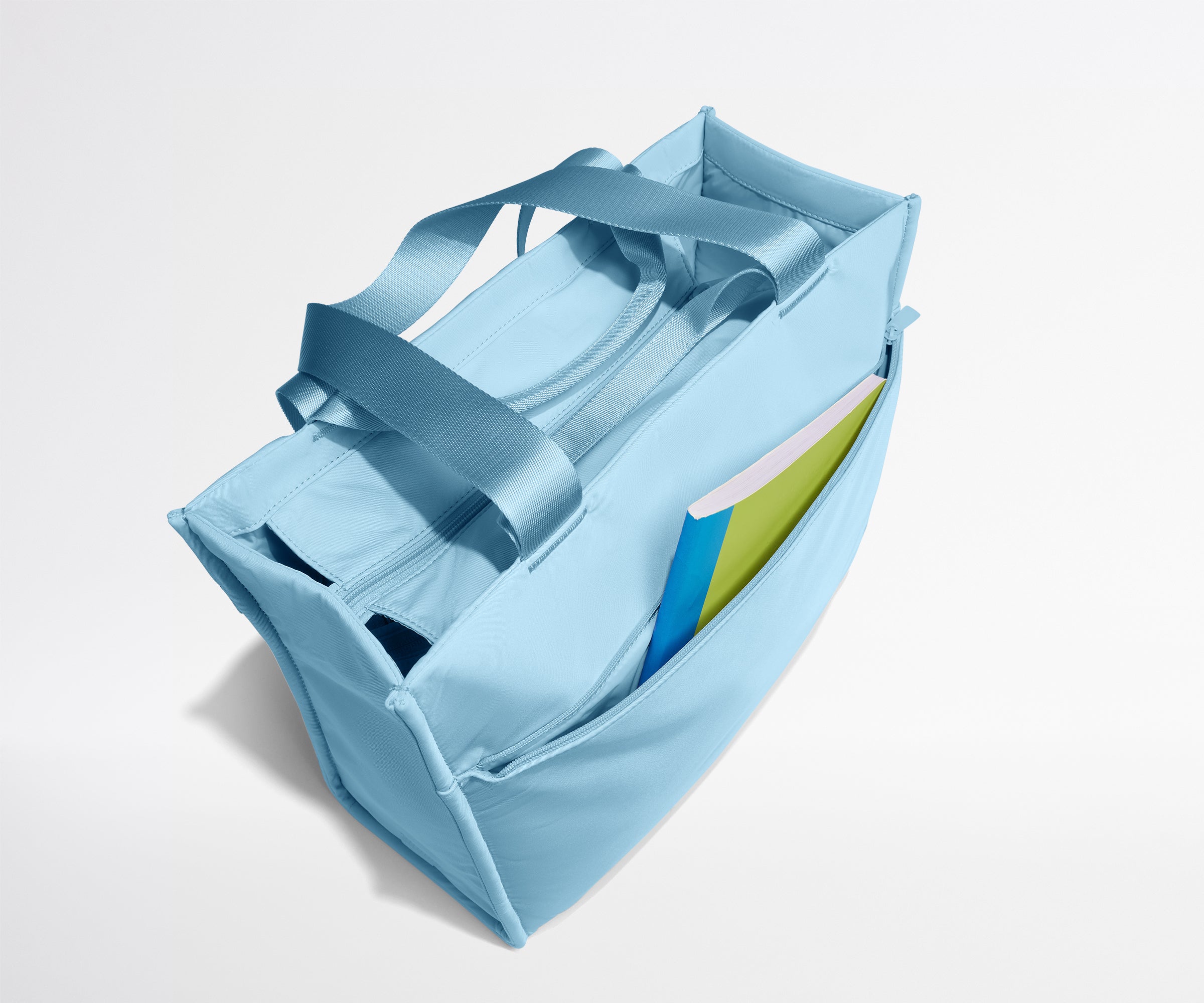 away-featherlight-daily-tote-opal-blue-ordinateur image 4