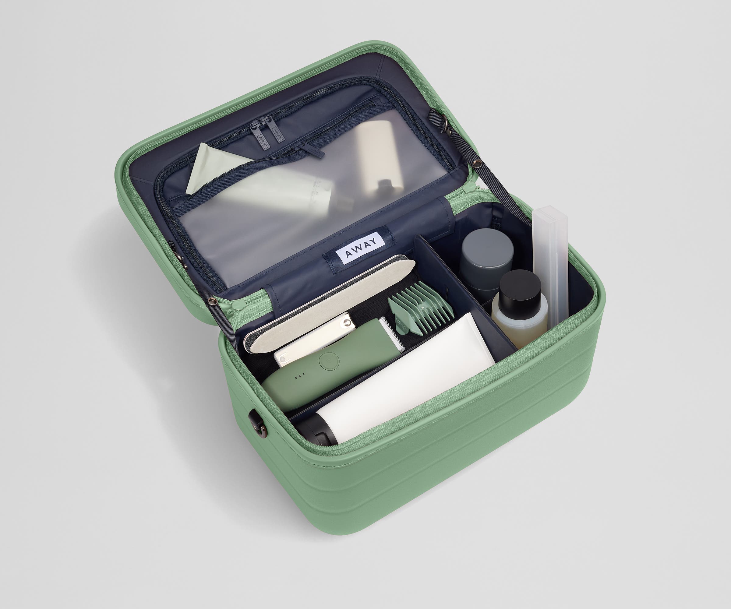 away-train-case-trousse-toilette-rigide-sea-green image 6