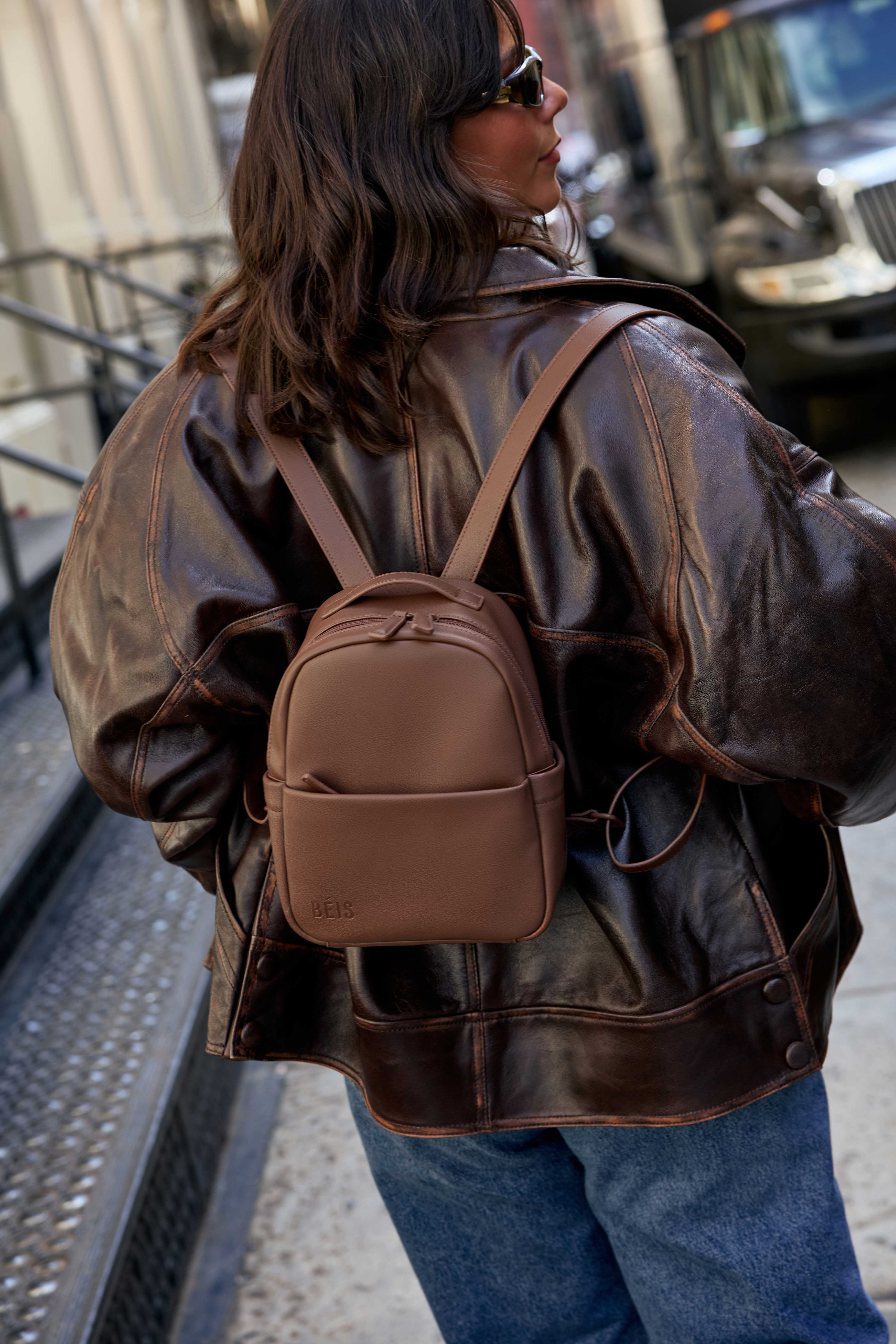 beis-essential-mini-sac-dos-maple-compact-tablette image 2