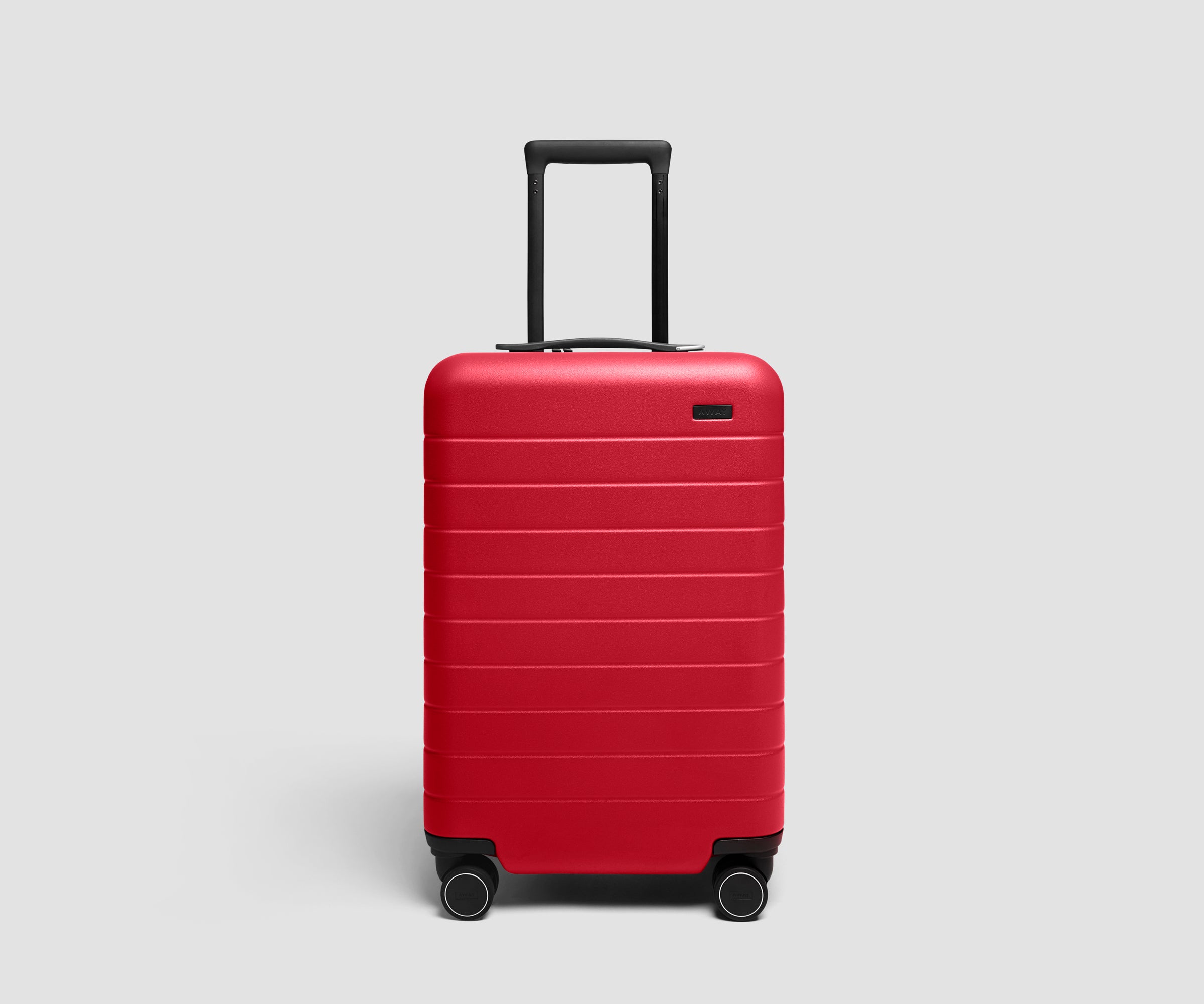 away-carry-on-flex-3-valise-cabine-rouge-cerise-extensible image 2
