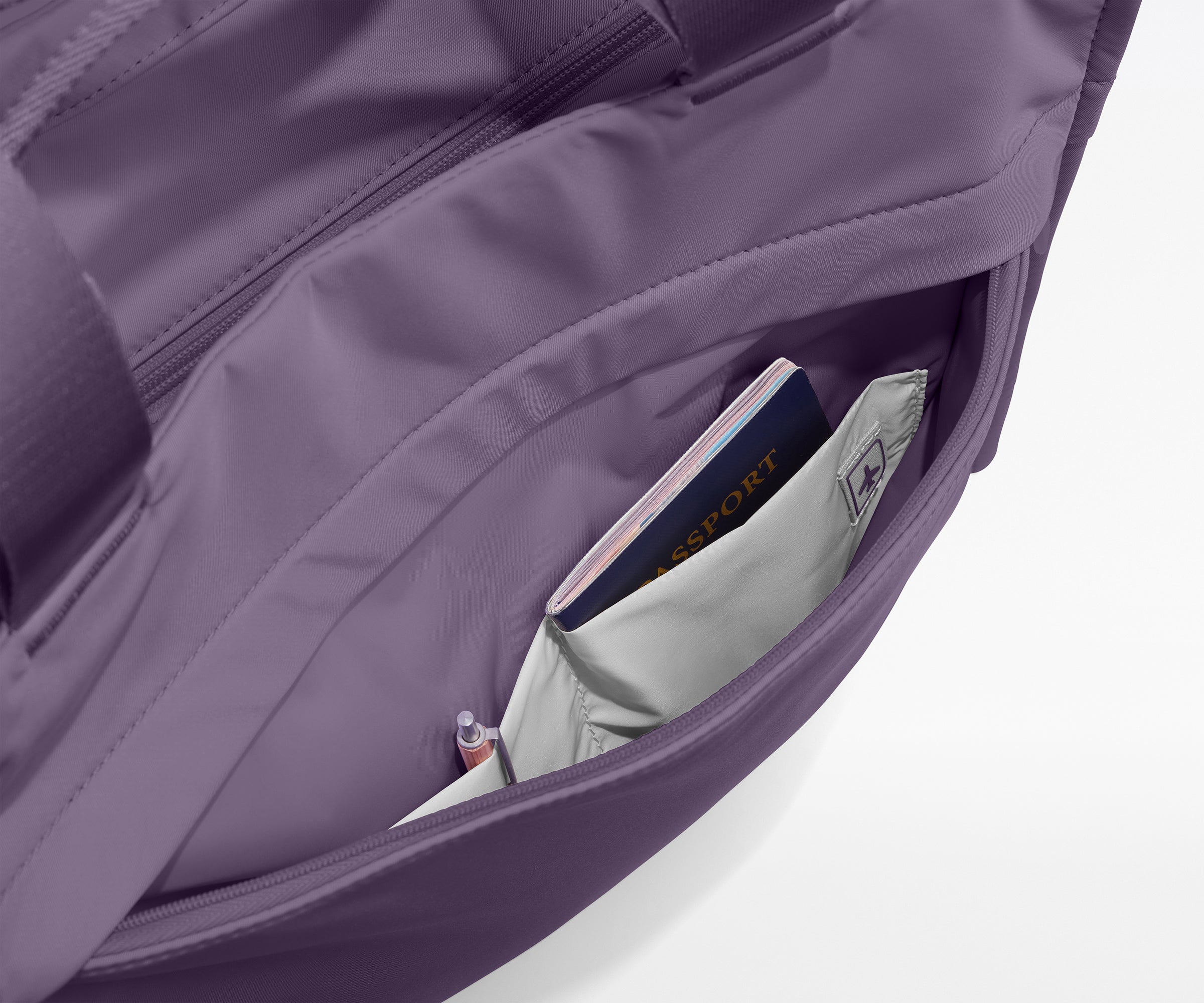 away-featherlight-daily-tote-cabas-misty-purple-ordinateur image 7