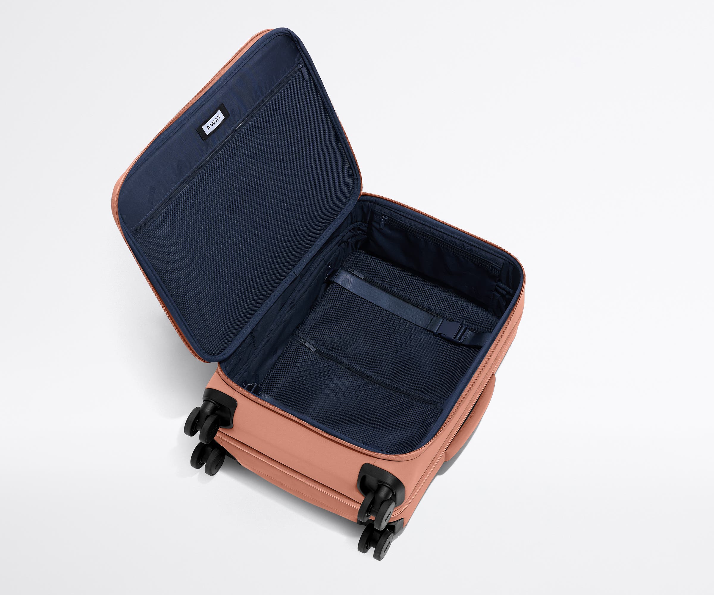 away-softside-bigger-carry-on-valise-rose-argile image 8
