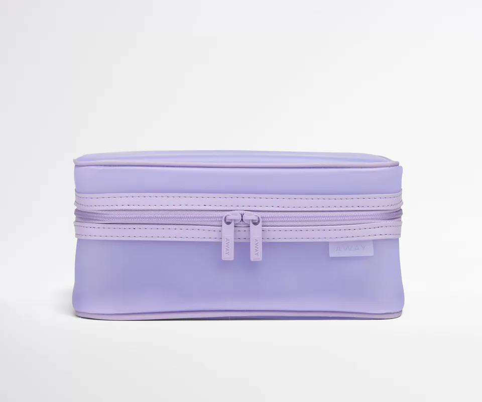 away-toiletry-bags-trousse-transparente-lavender-haze-violet image 1
