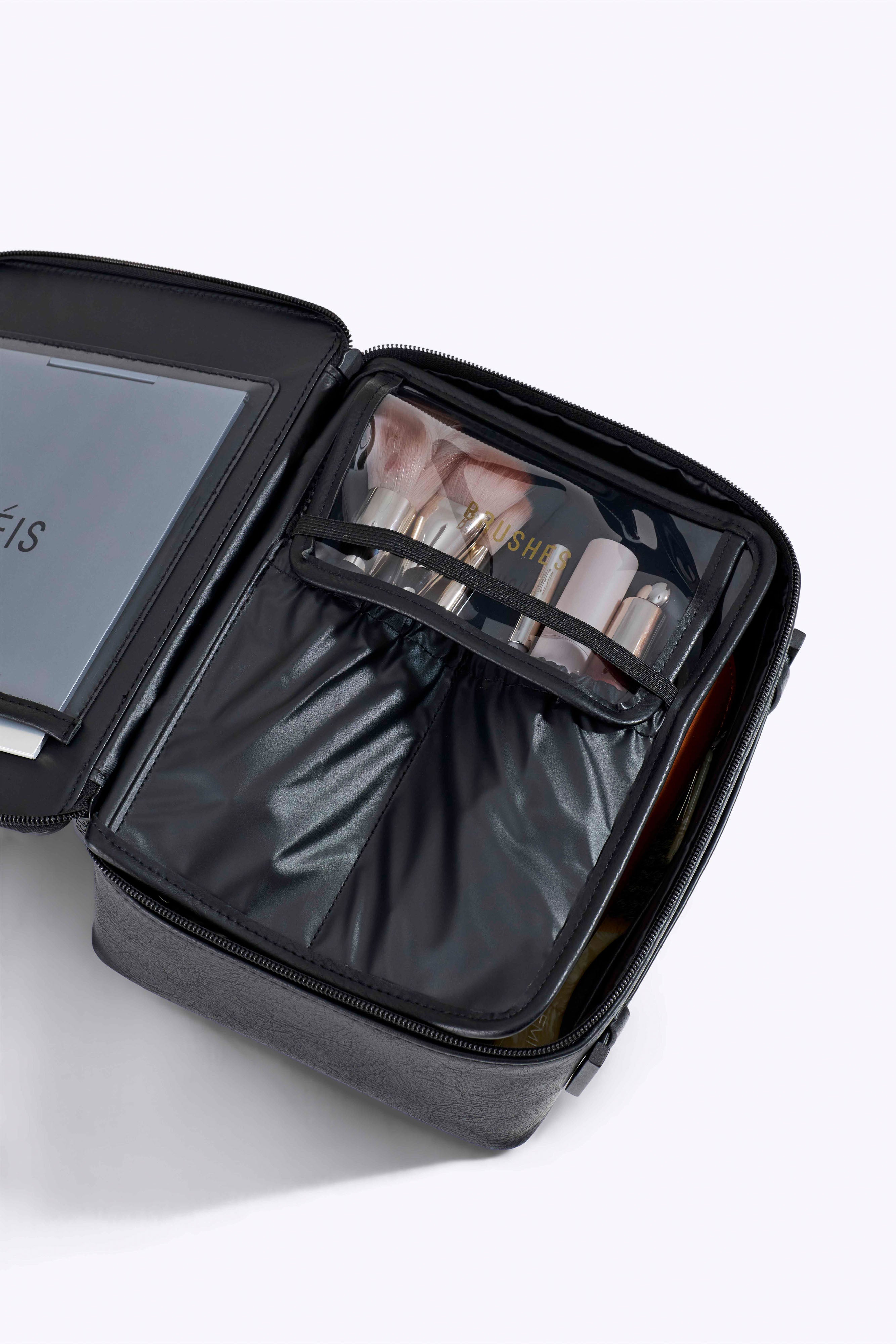 beis-the-cosmetic-case-trousse-maquillage-noir-miroir image 5