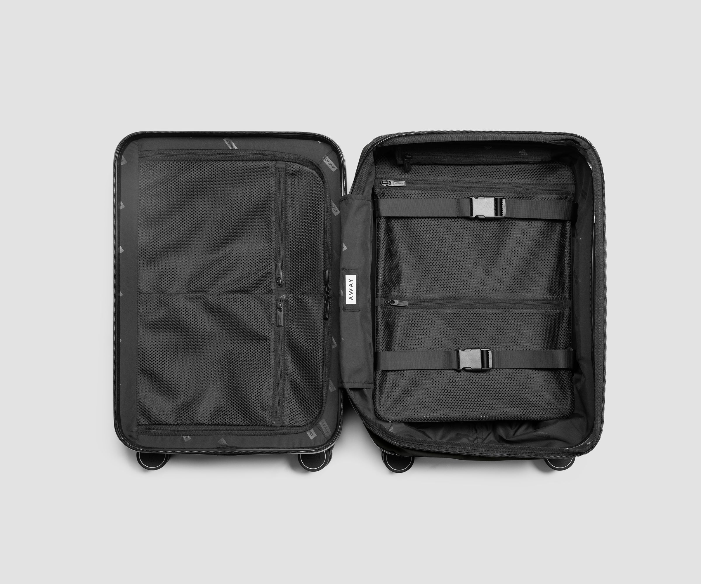 away-bigger-carry-on-flex-3-valise-cabine-jet-black-extensible image 4