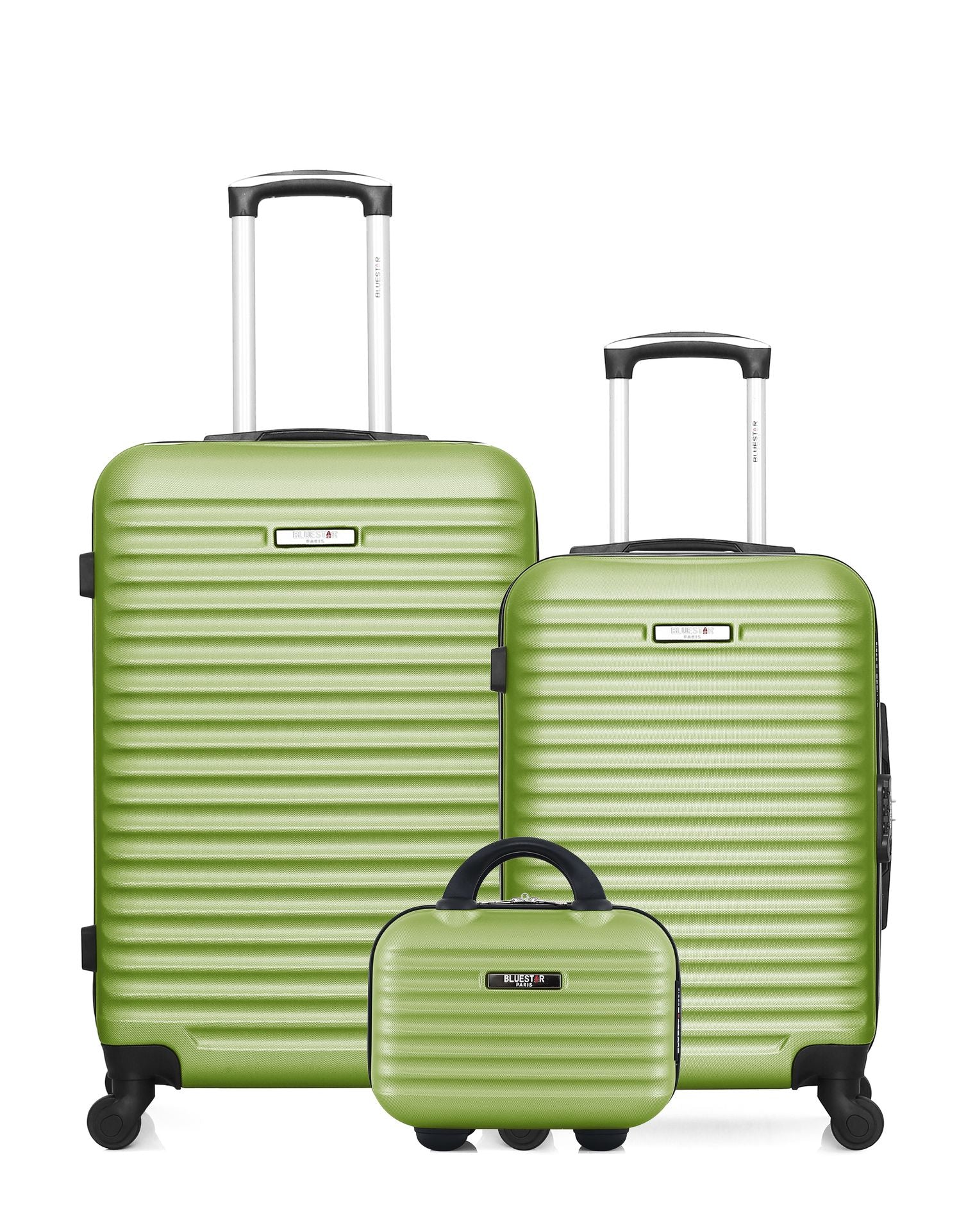 bluestar-brazilia-set-3-valises-rigides-gris-fonc-cabine-vanity image 1