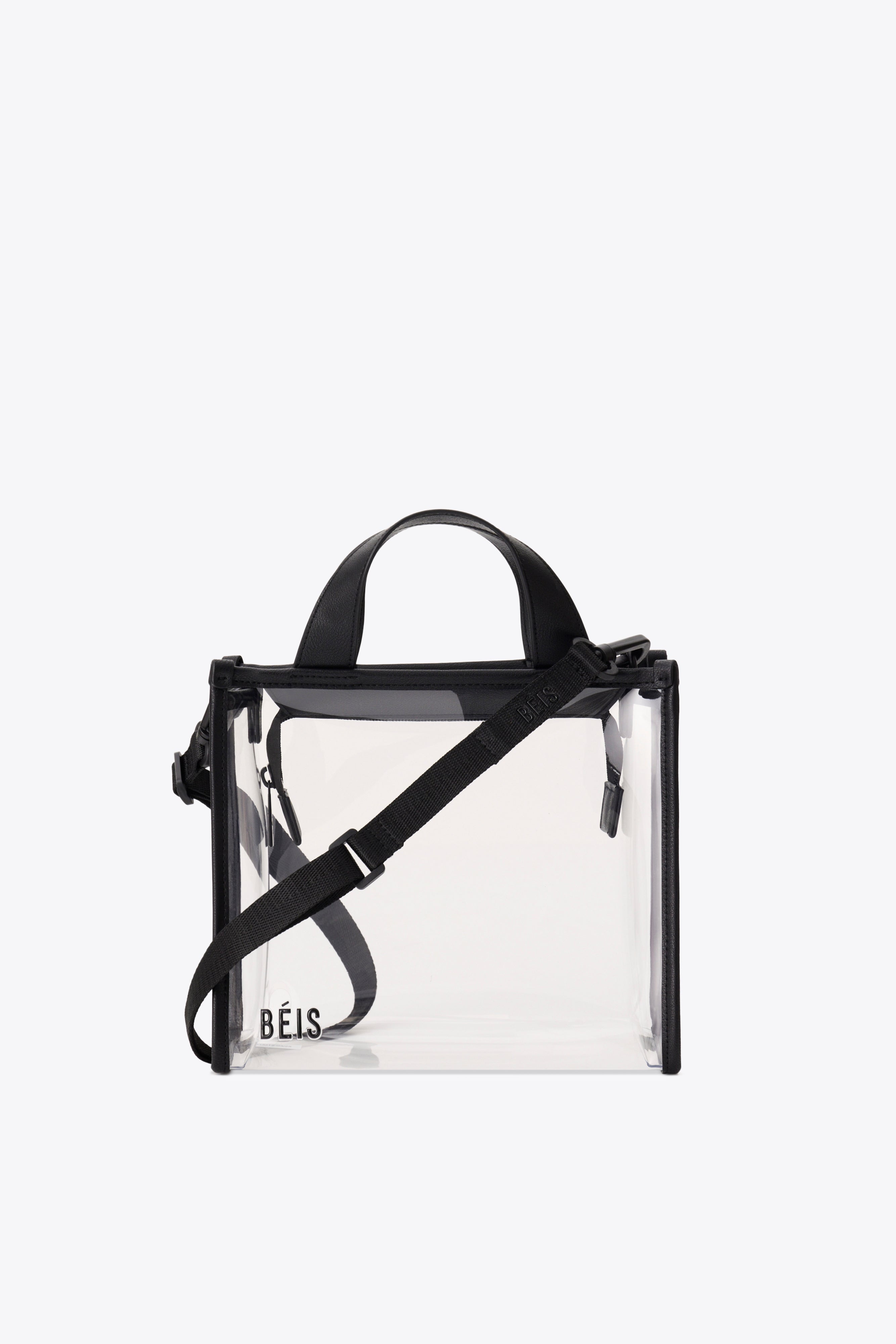 beis-stadium-sacoche-transparente-crossbody-noir-pvc-stade image 2