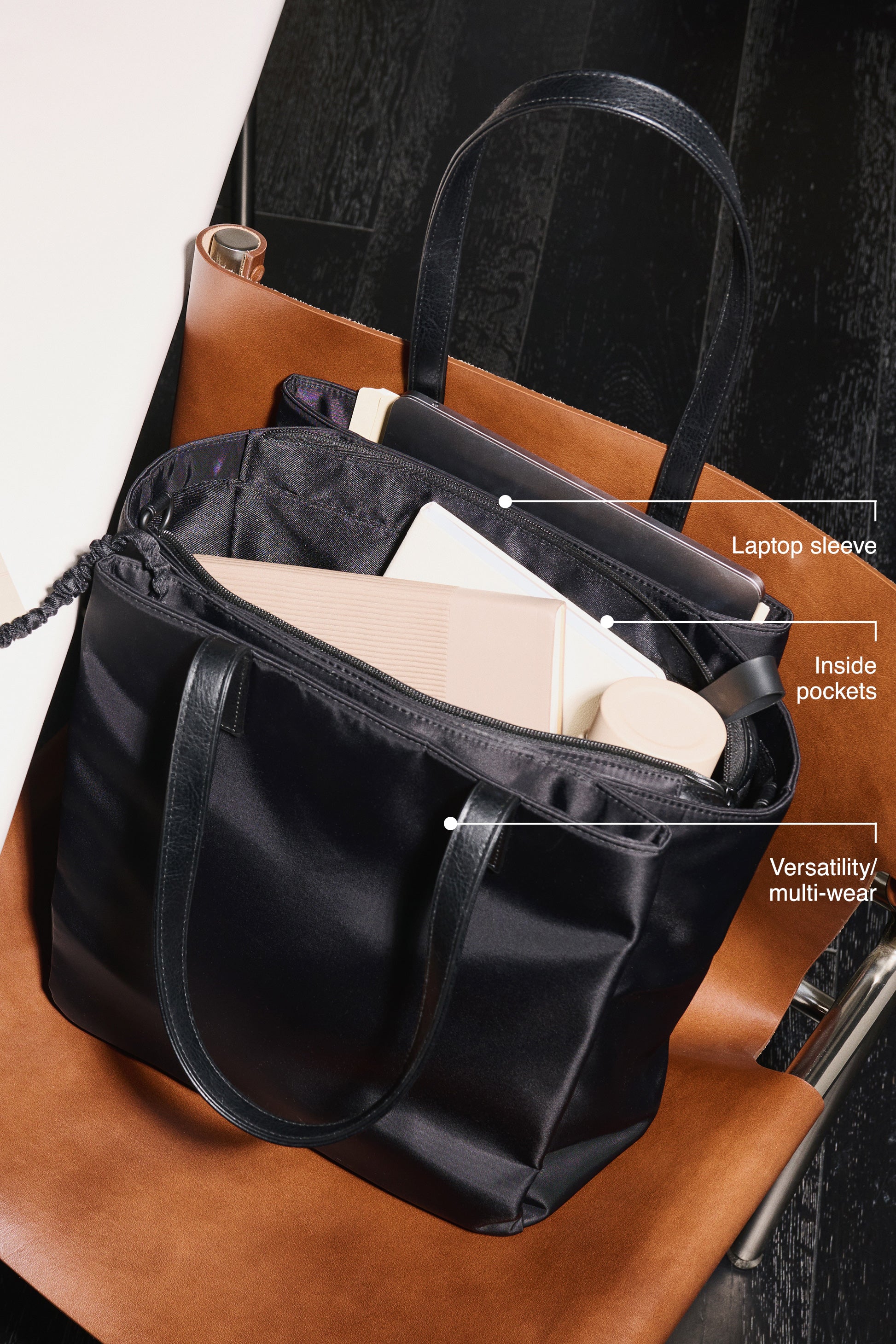 beis-commuter-tote-tote-bag-noir-pc-13-pouces image 2