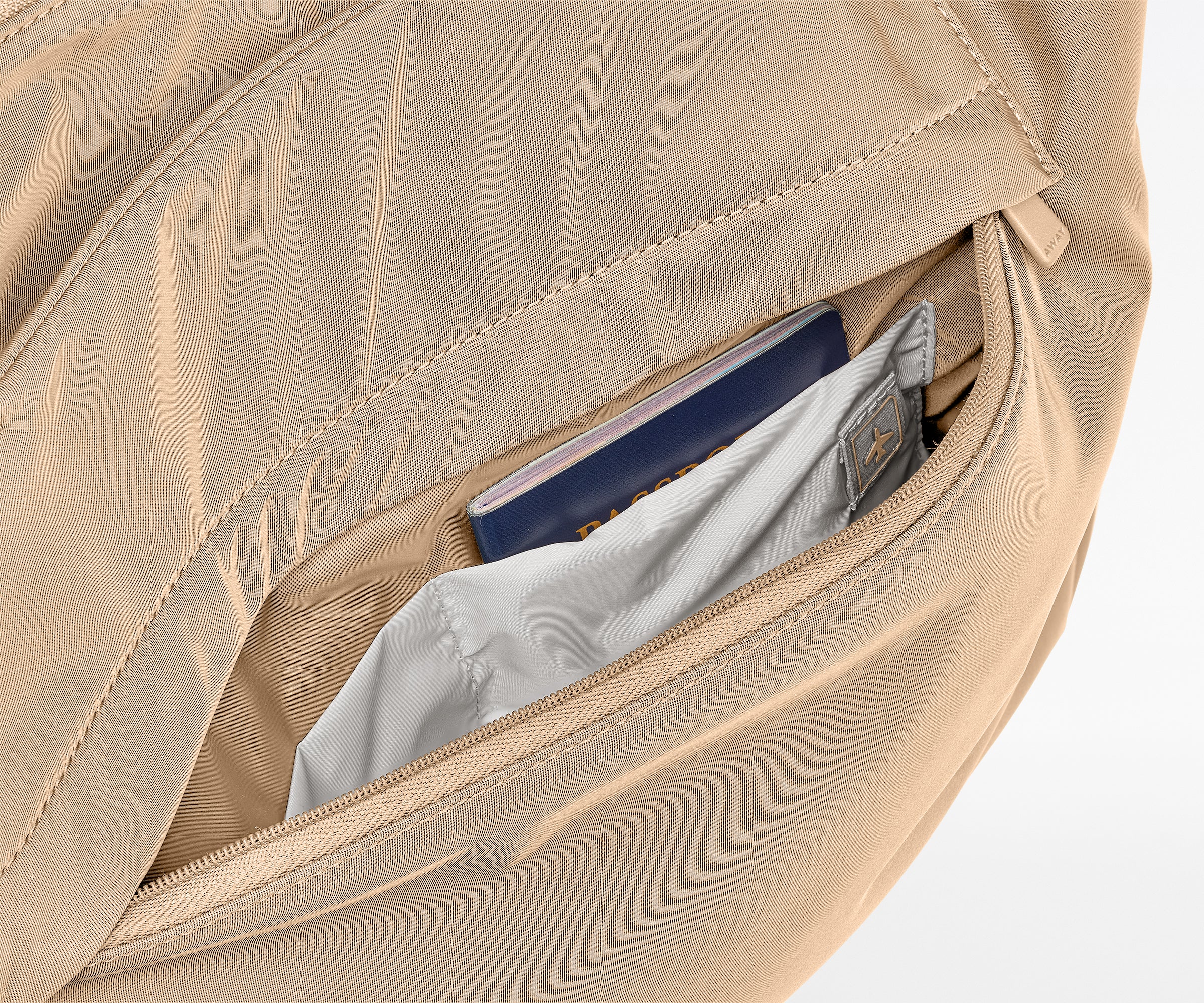 away-featherlight-tote-sac-tote-camel-brown-16 image 5
