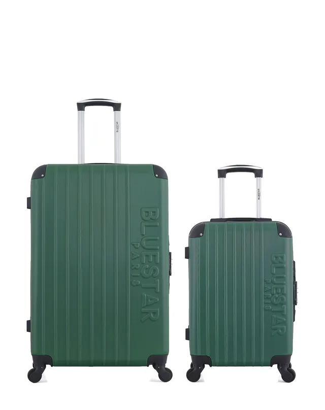 bluestar-bucarest-lot-2-valises-rigides-noir-cabine-95l-abs image 1