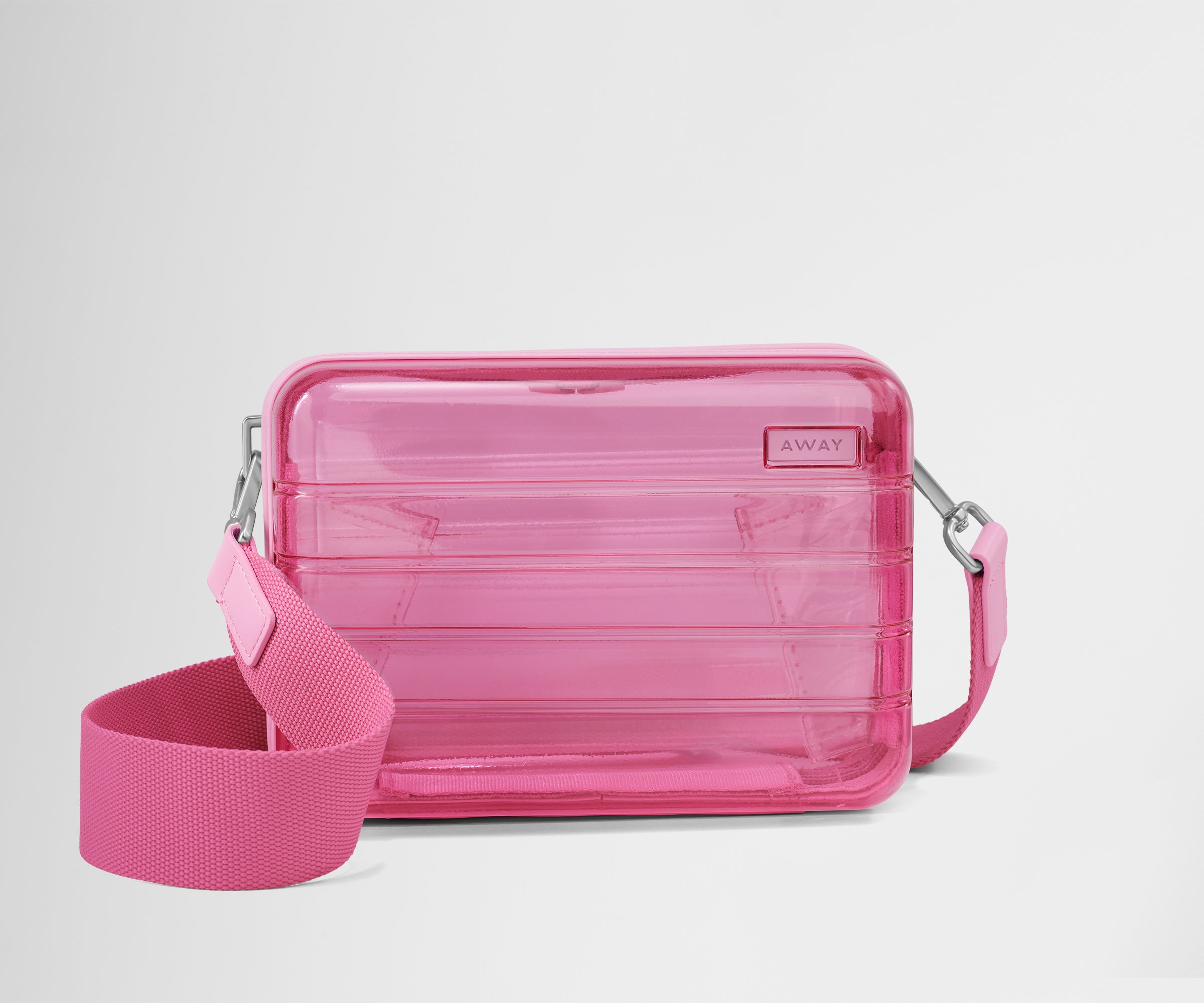 away-mini-crossbody-sac-bandouli-re-translucent-pink-rigide image 1