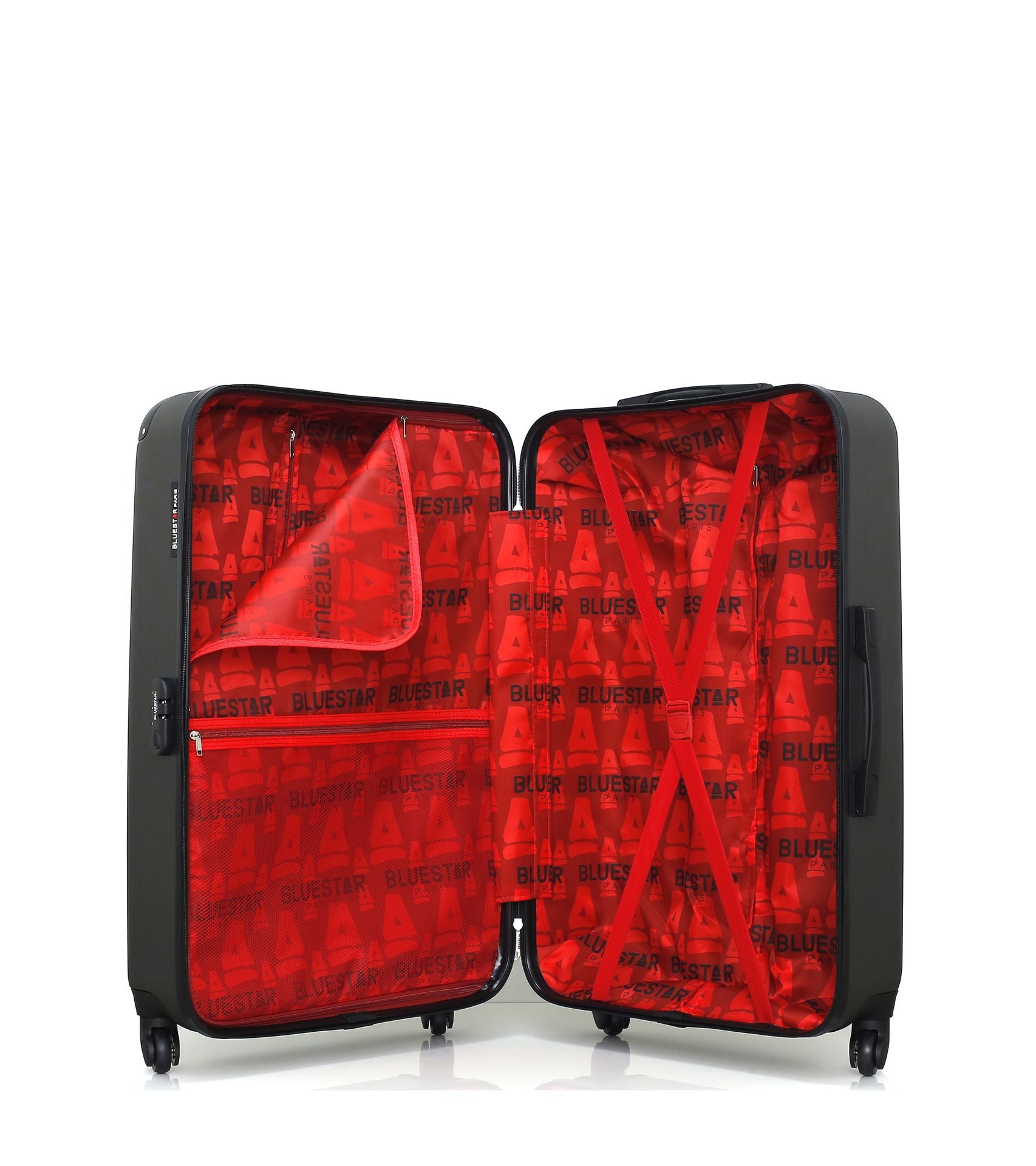 bluestar-bucarest-m-set-4-valises-rigides-gris-abs-95l image 2