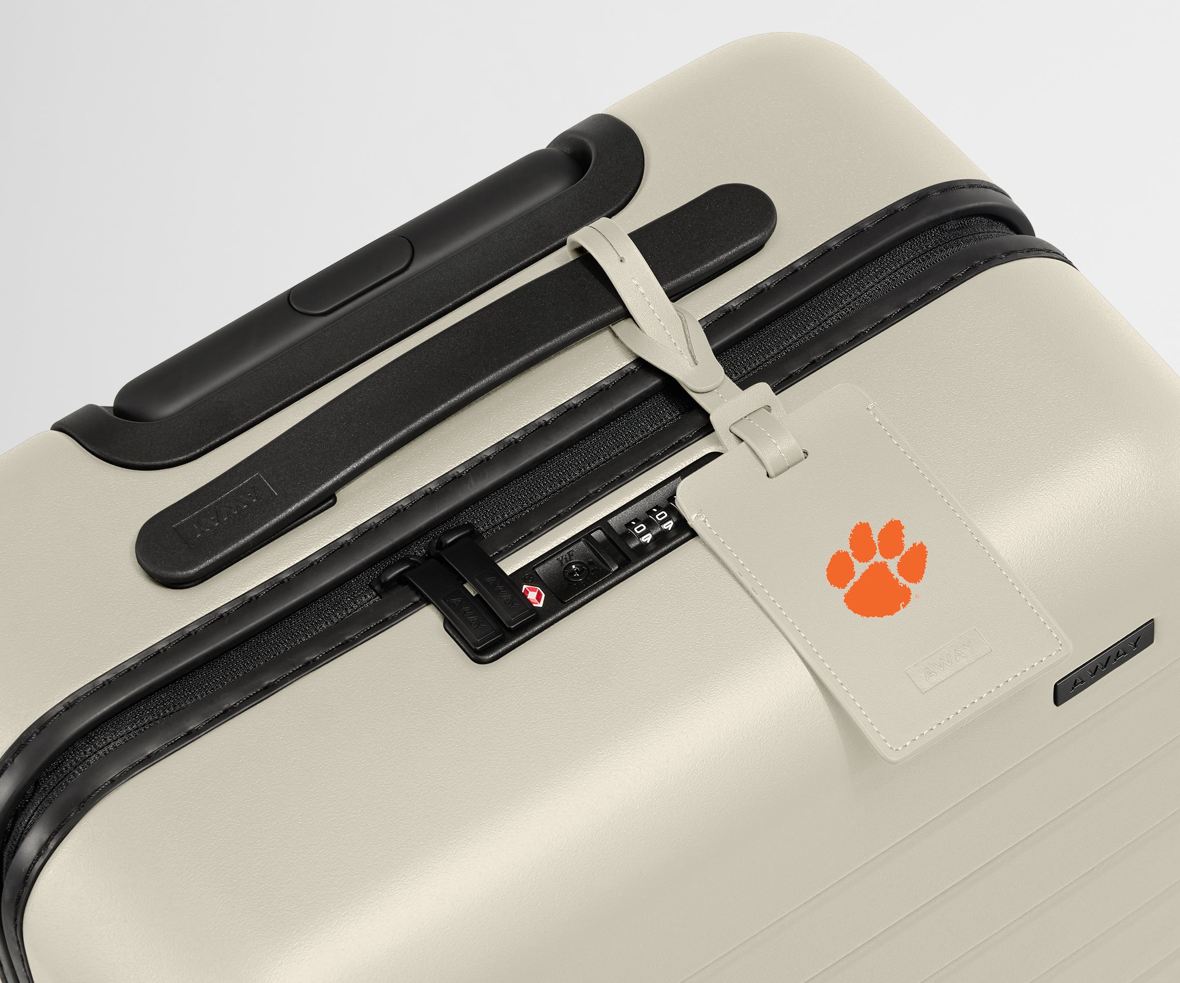 away-collegiate-bigger-carry-on-valise-cabine-clemson-rigide image 6