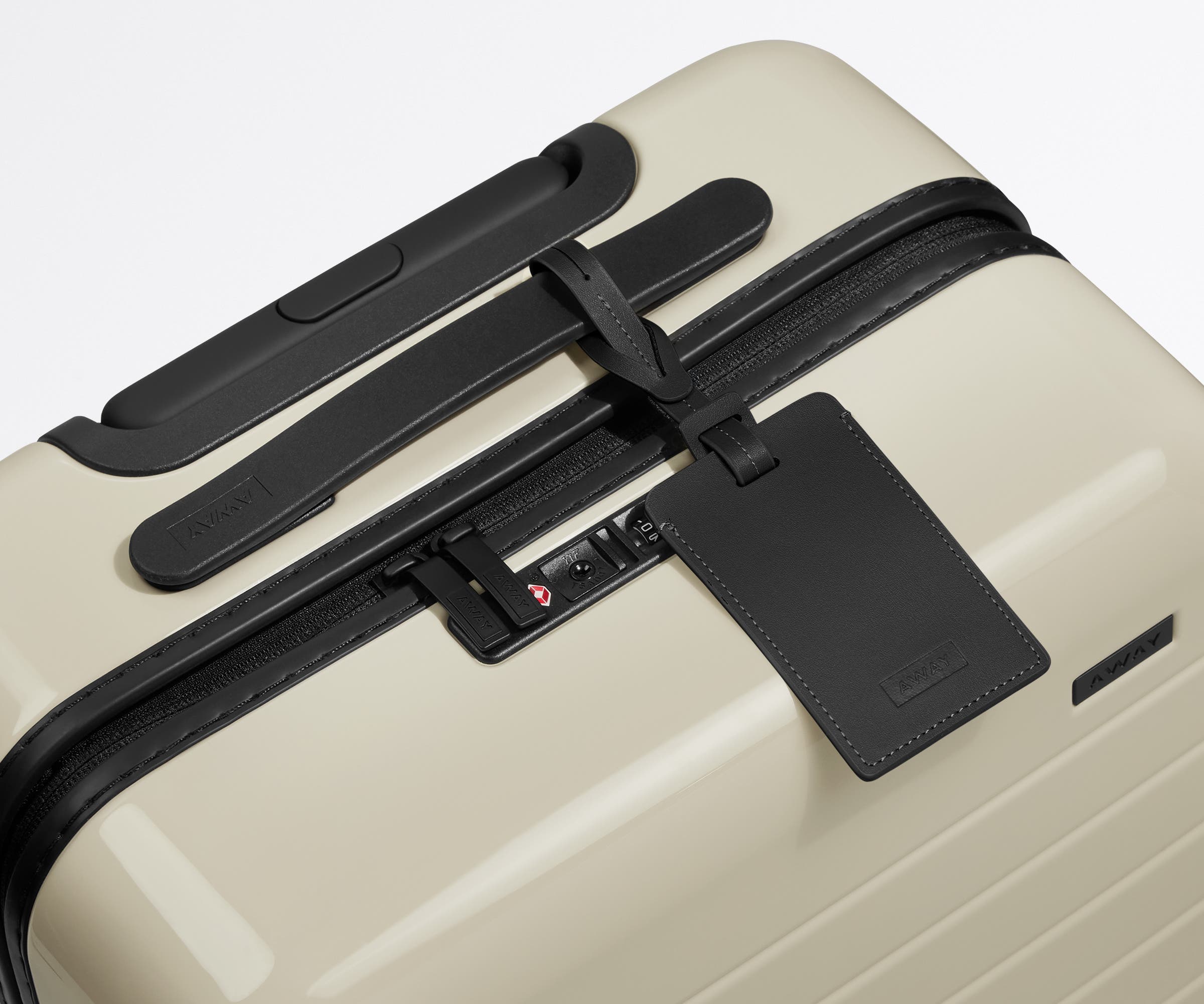 away-bigger-carry-on-valise-cabine-blanc-sel-brillant-rigide image 8