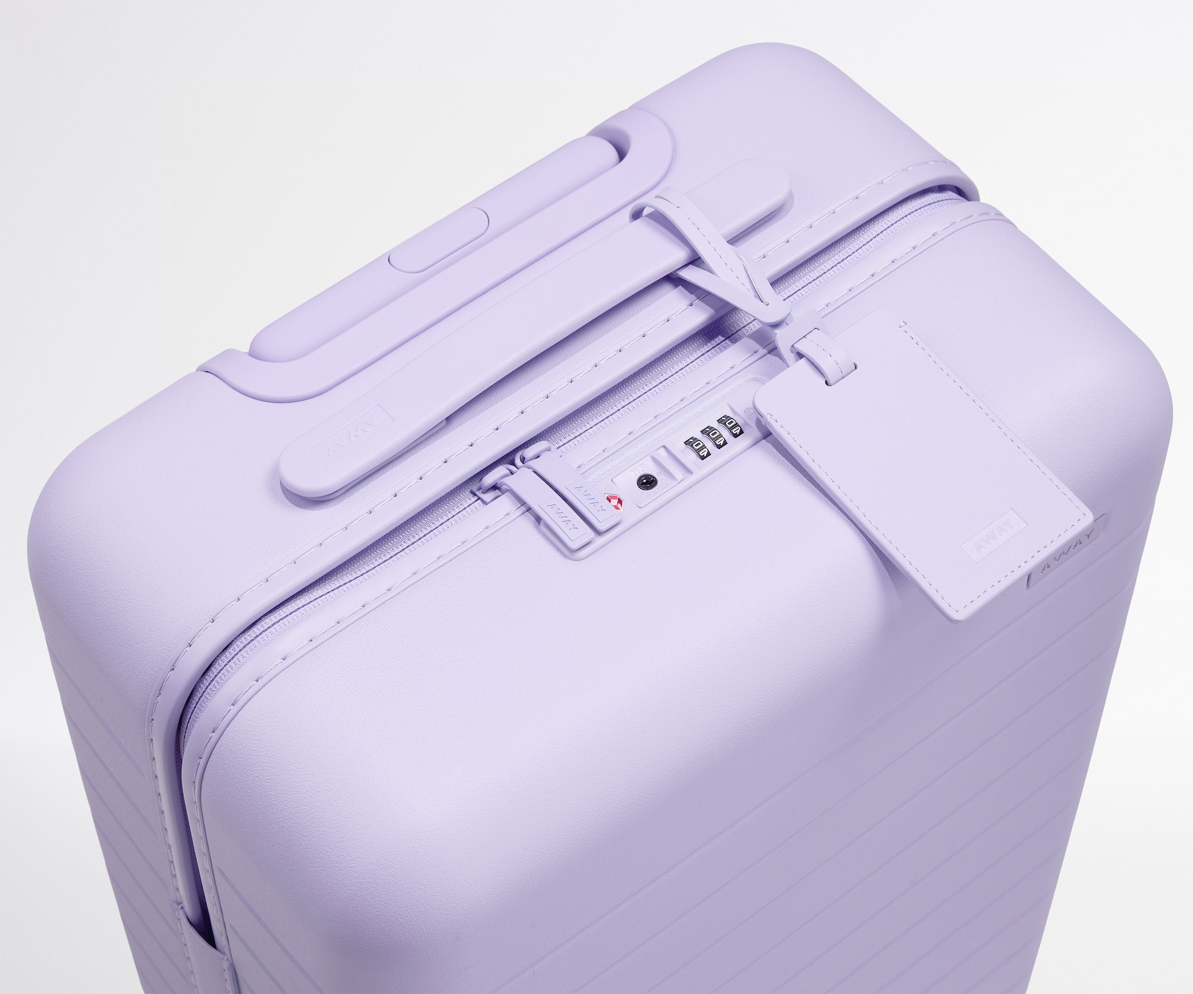 away-carry-on-valise-cabine-violet-lavande-rigide image 5