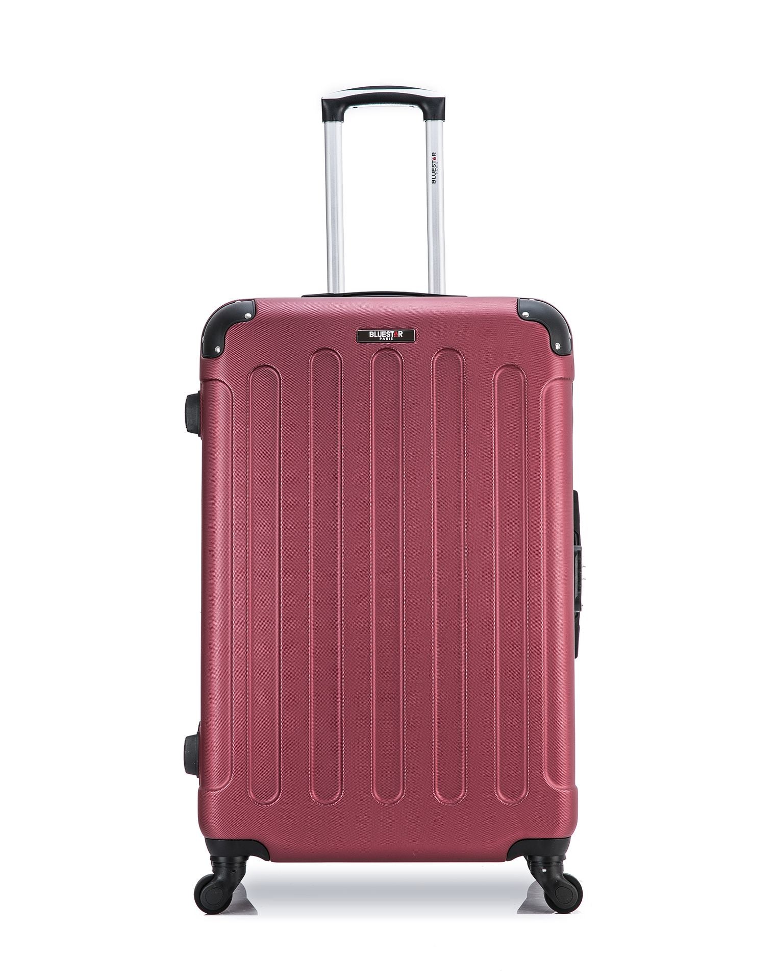 bluestar-madrid-set-3-valises-rigides-abs-bordeaux-roulette image 3