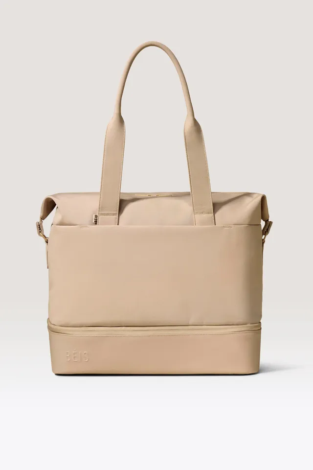 beis-the-weekender-sac-week-end-beige-fond-chaussures image 1