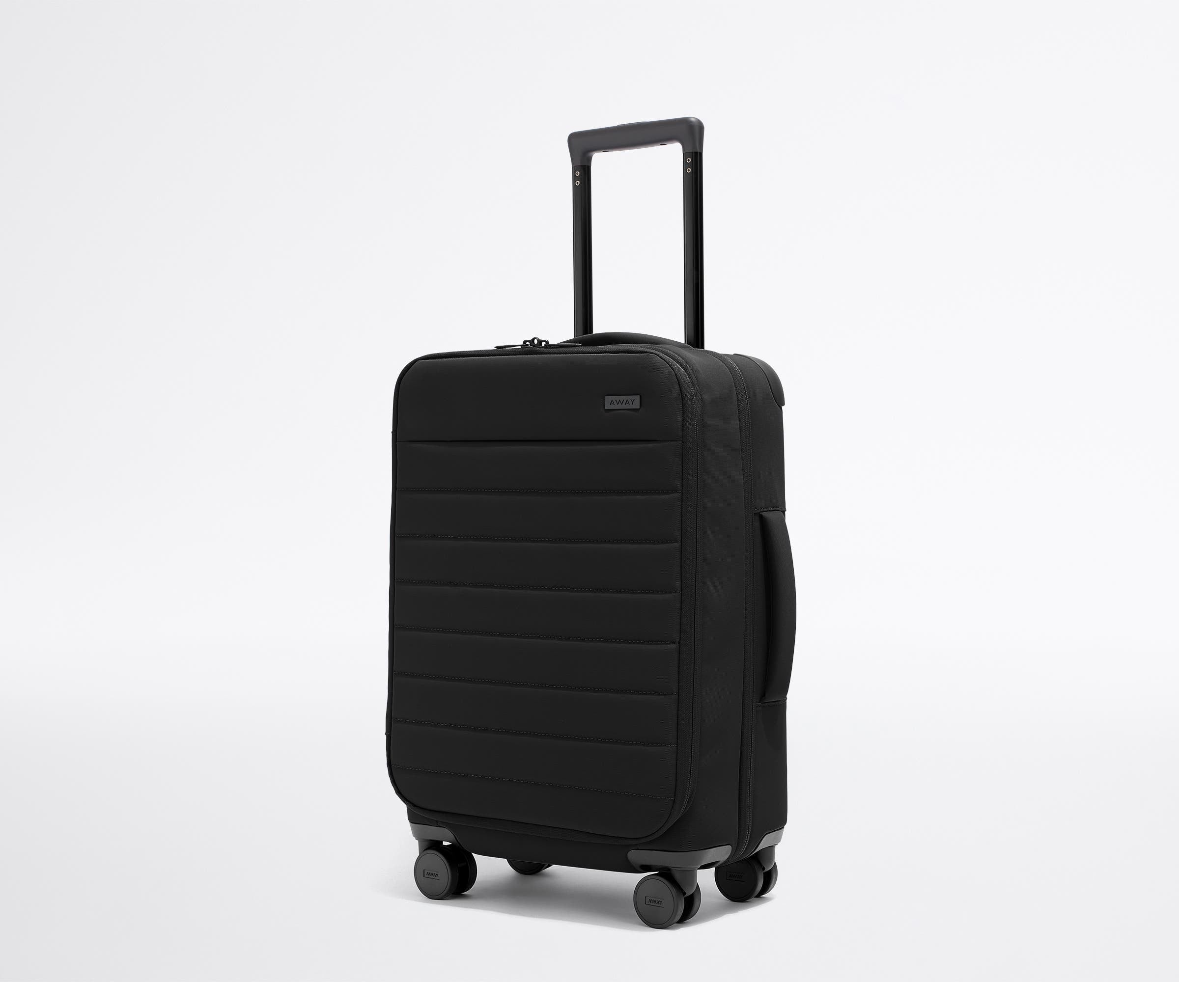 away-softside-carry-on-valise-cabine-jet-black-extensible image 2