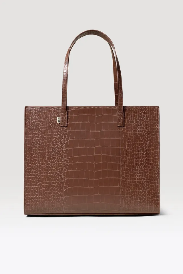 beis-large-work-tote-sac-tote-maple-croc-ordinateur image 1