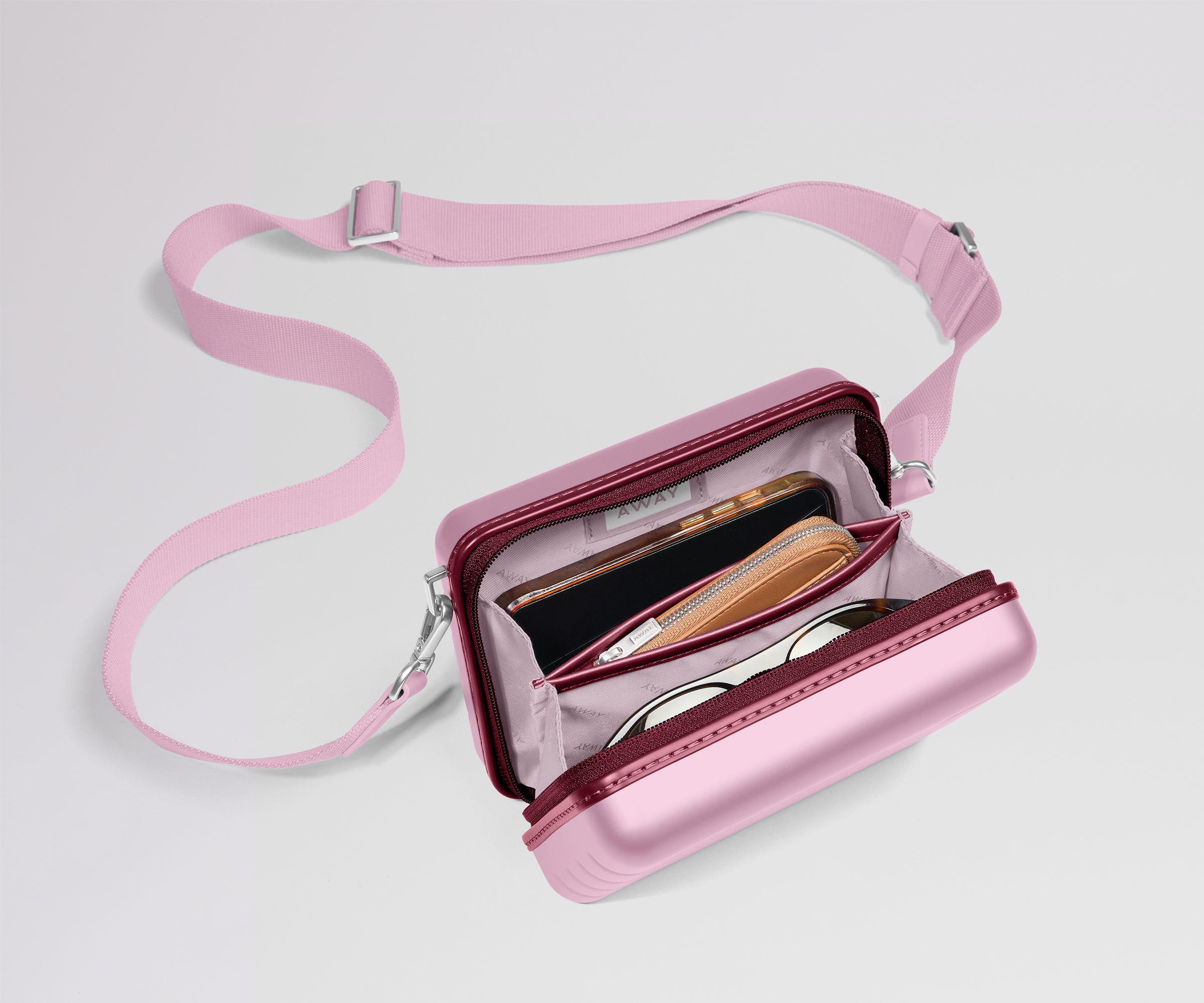 away-the-mini-crossbody-sac-bandouli-re-glacial-pink image 2