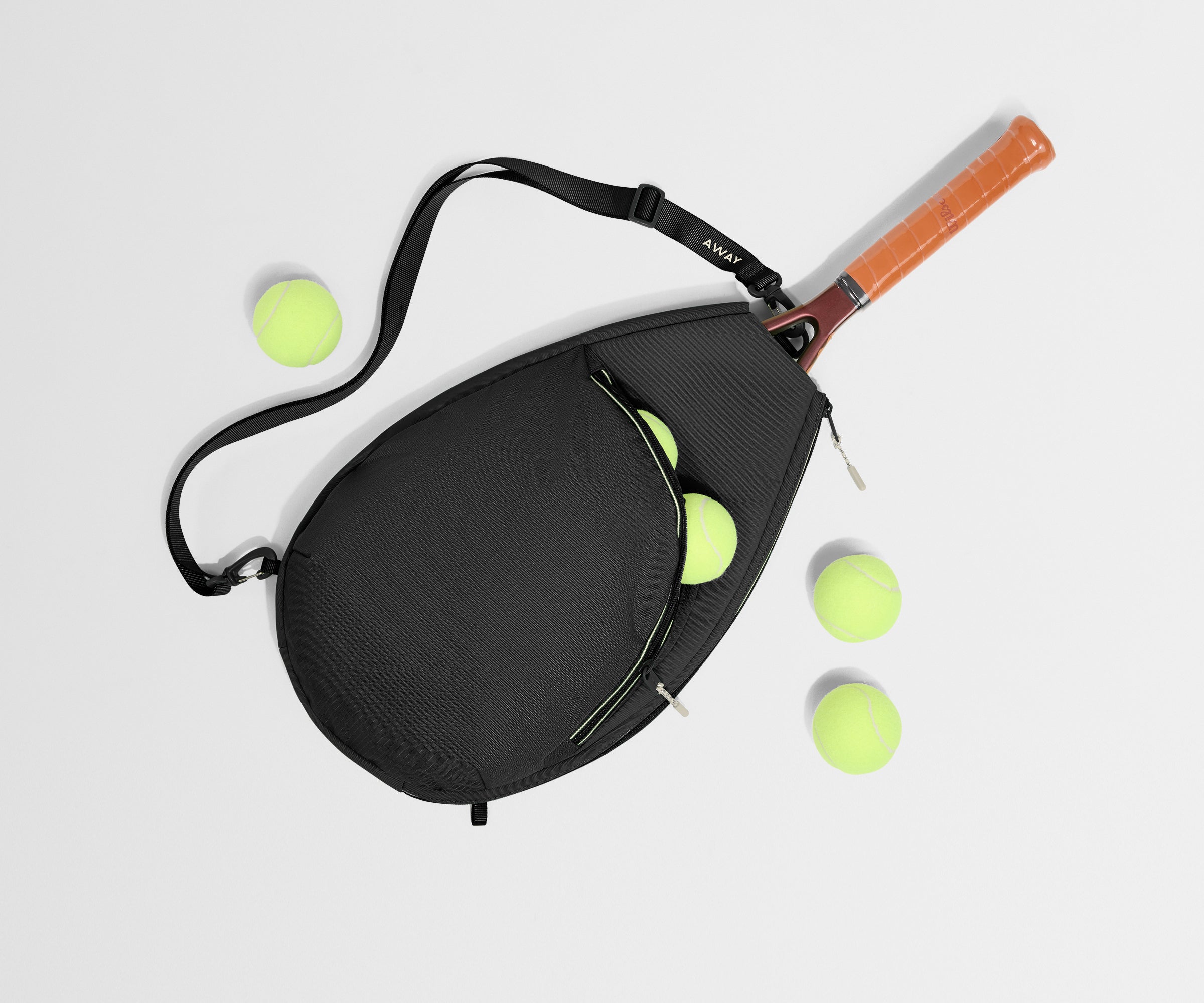 away-racket-bag-sac-tennis-jet-black-noir image 3