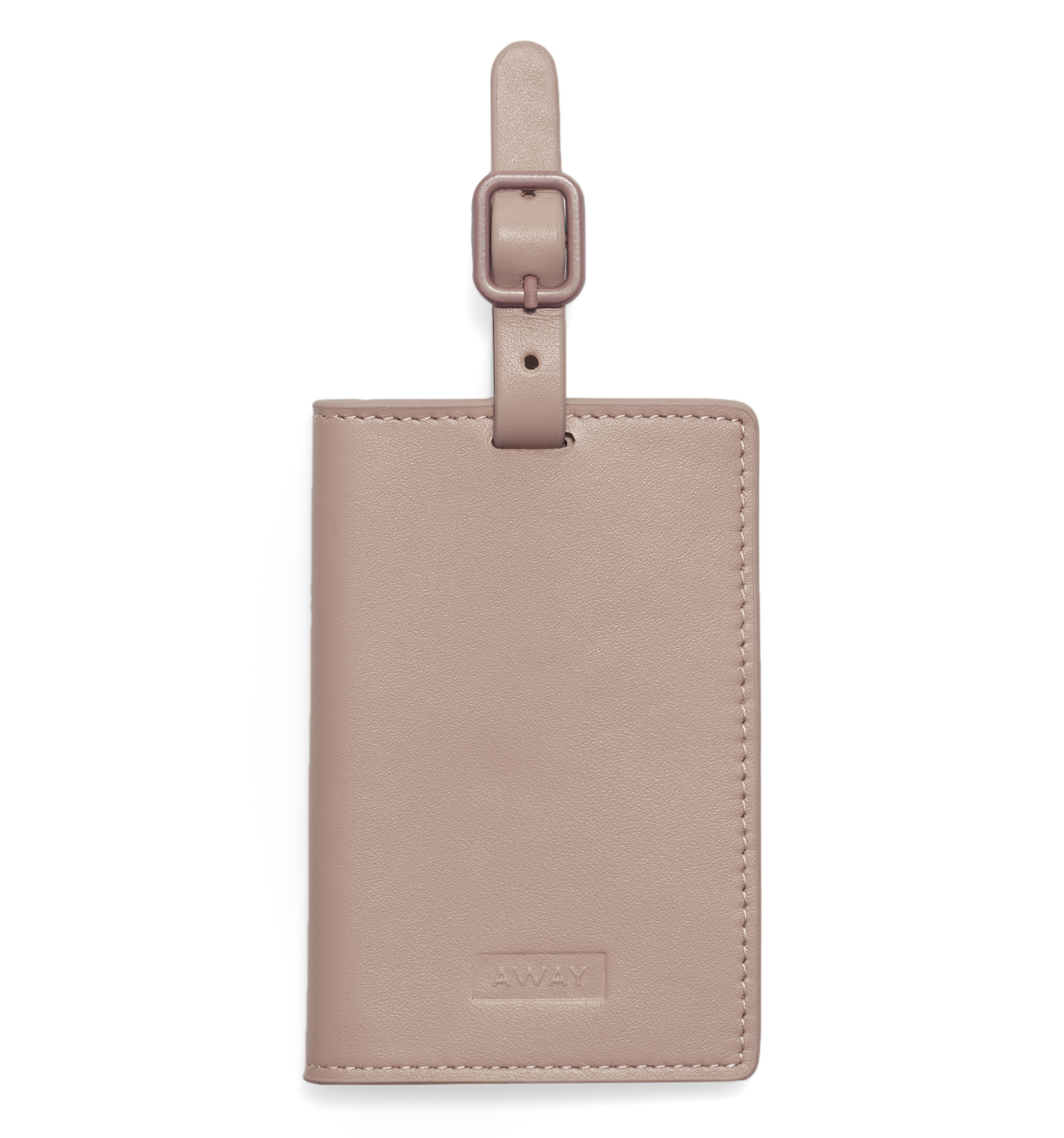 away-luggage-tag-aluminium-tiquette-rose-gold image 1