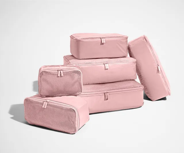 away-insider-packing-cubes-organiseurs-x6-blush-pink image 1
