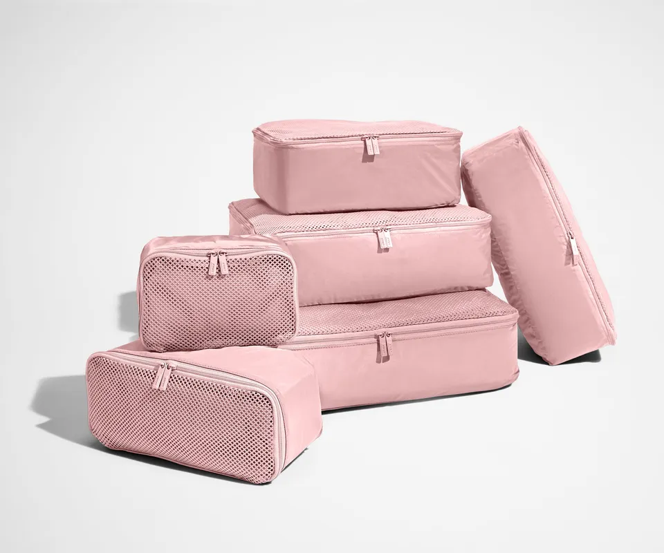 away-insider-packing-cubes-organiseurs-x6-blush-pink image 1