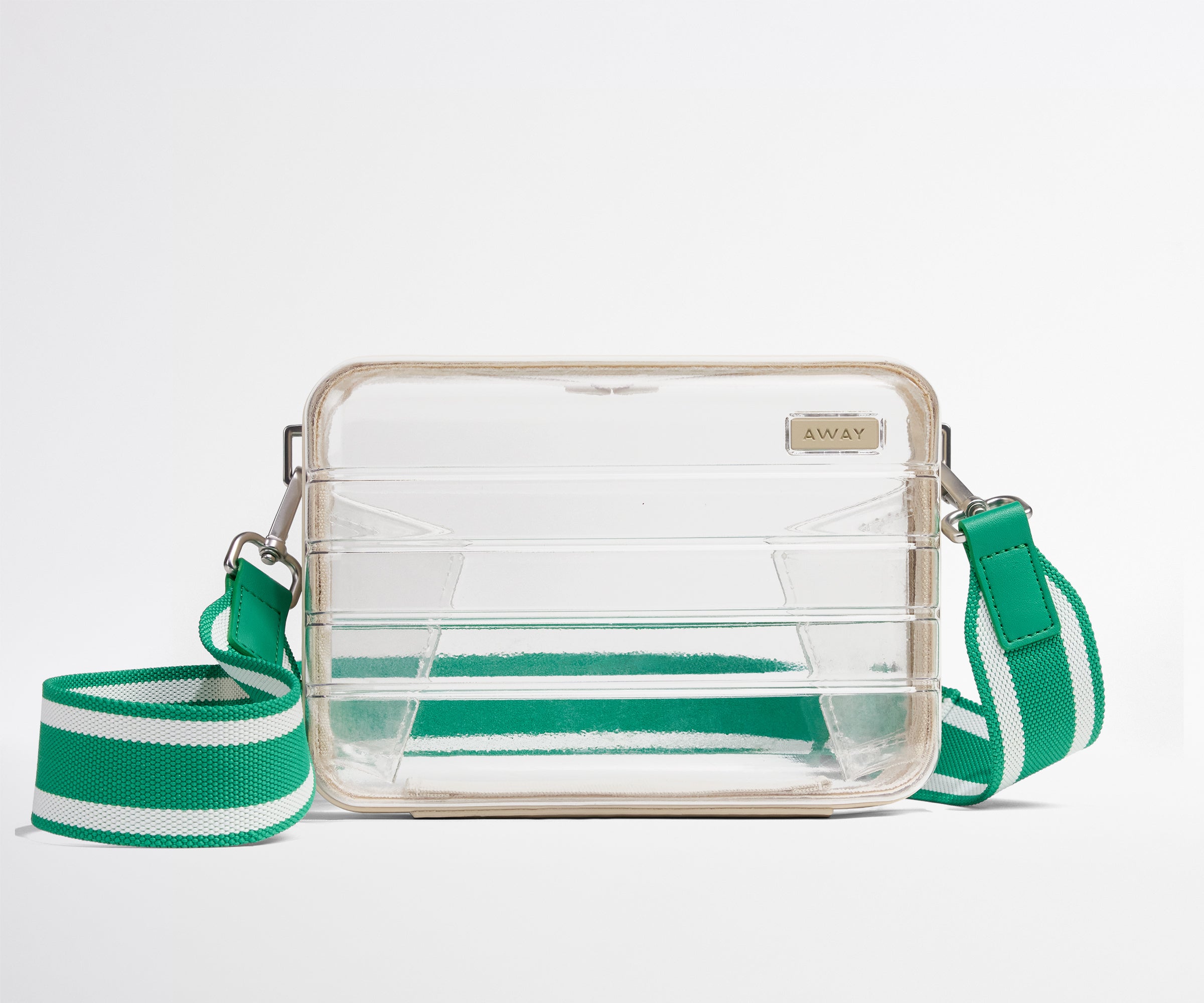 away-crossbody-strap-sangle-bandouli-re-vert-green-stripe image 2