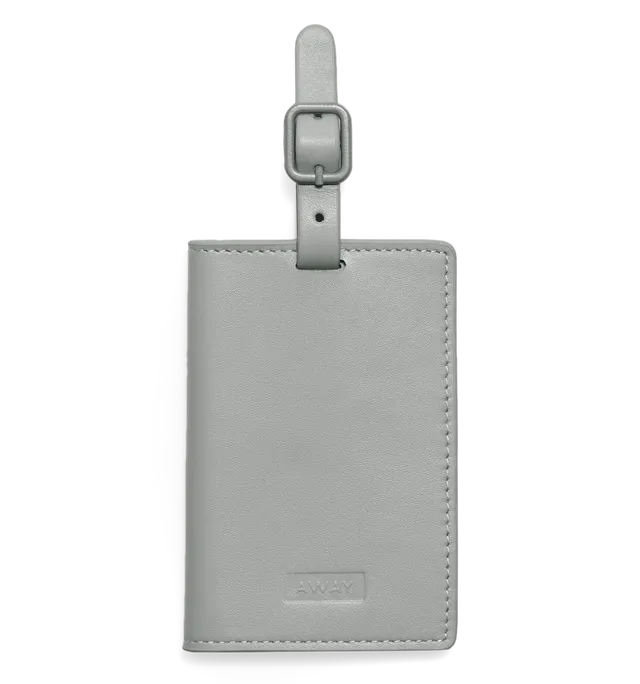 away-aluminum-luggage-tag-tiquette-bagage-silver-aluminium image 1