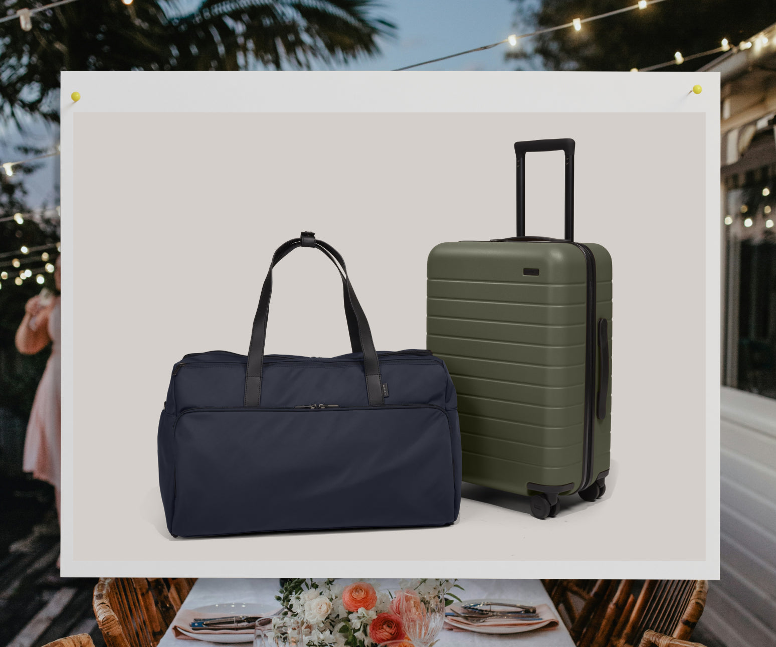 away-celebration-bundle-ensemble-valises-2-pi-ces-mariage image 1