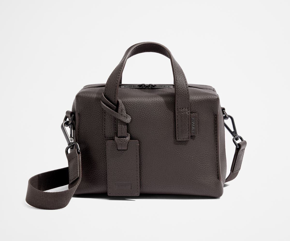 away-mini-everywhere-bag-sac-bandouli-re-marron-espresso image 1