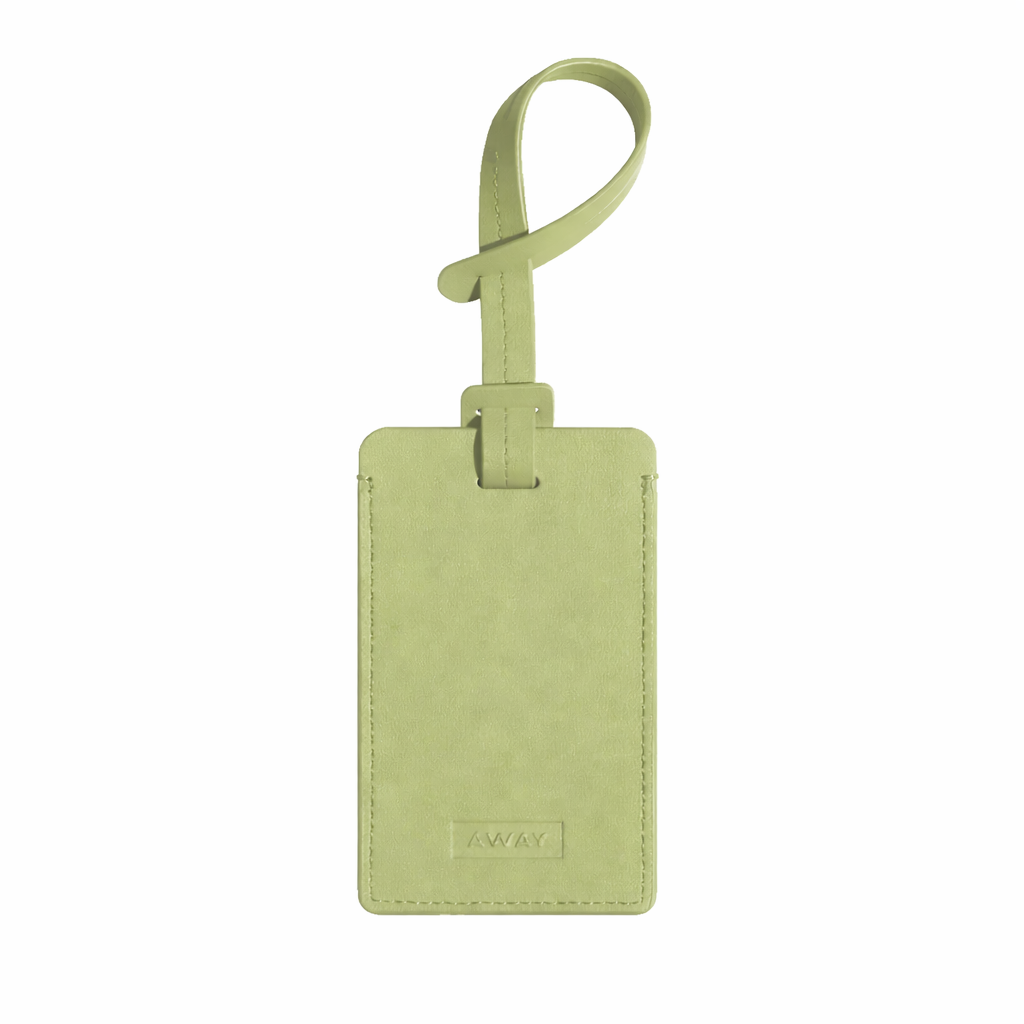 away-luggage-tag-tiquette-bagage-matcha-milk-green-vert image 1