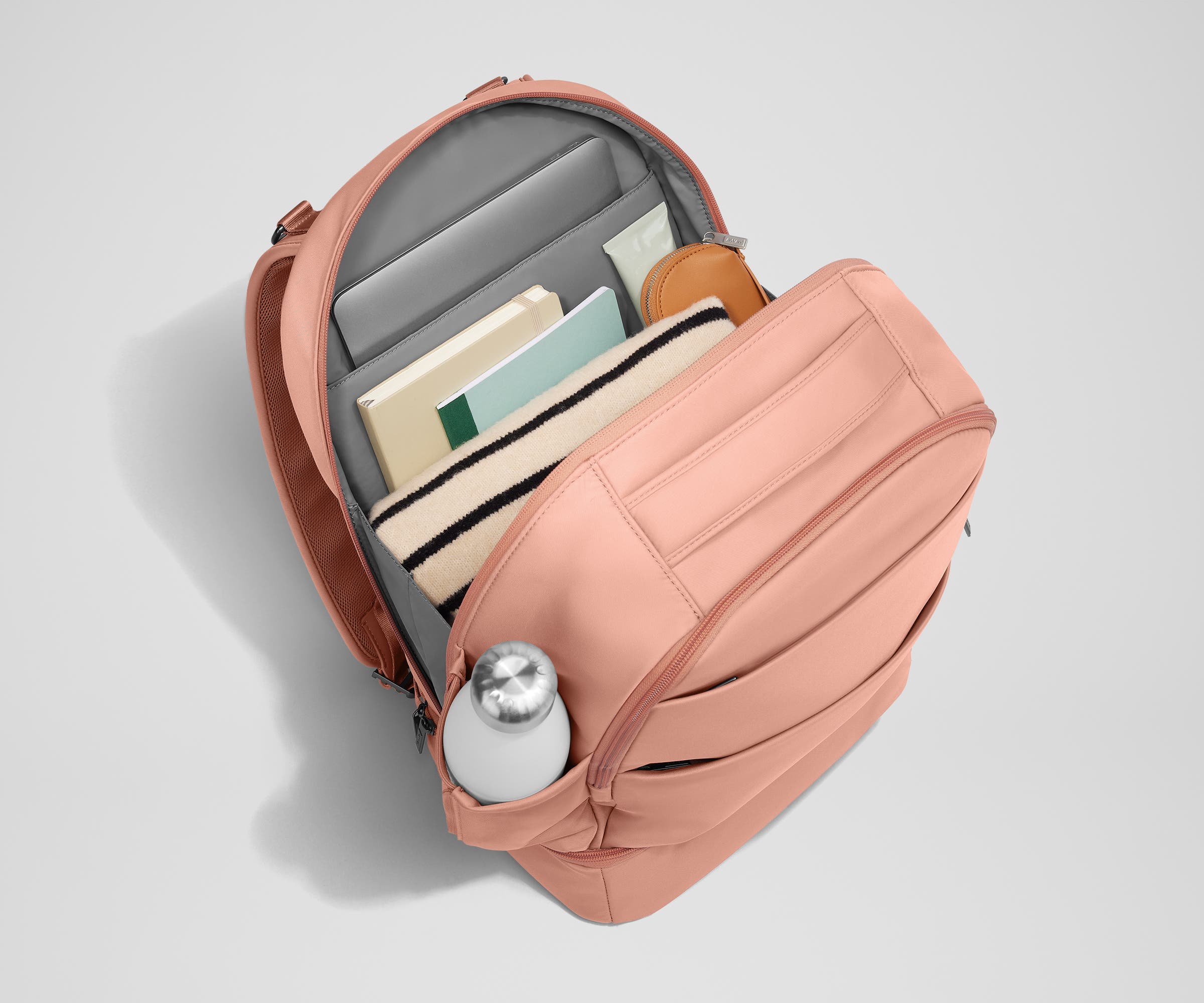 away-double-diaper-backpack-sac-dos-langer-rose-clay-pink image 5