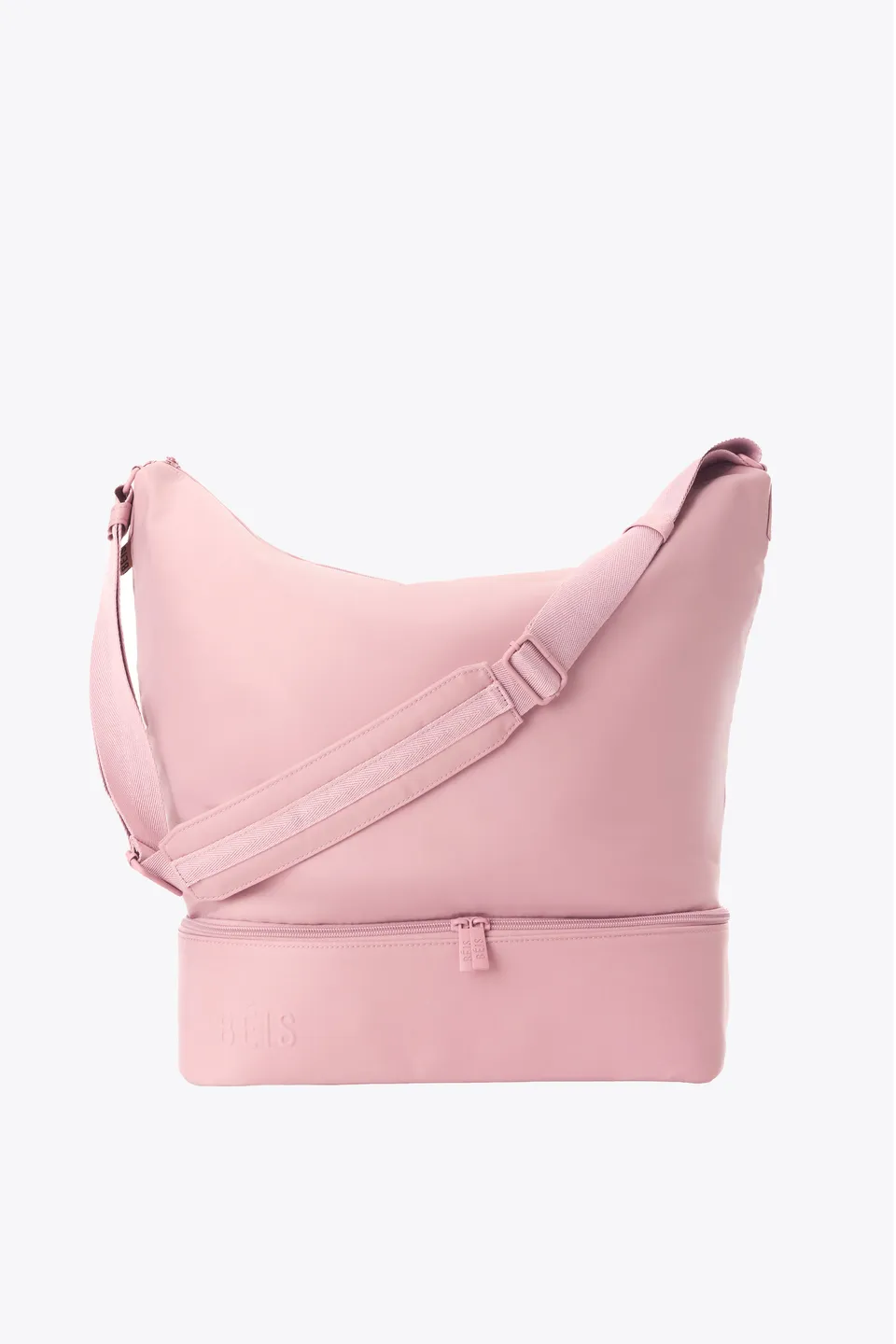 beis-crescent-weekender-sac-week-end-rose-ordinateur image 1