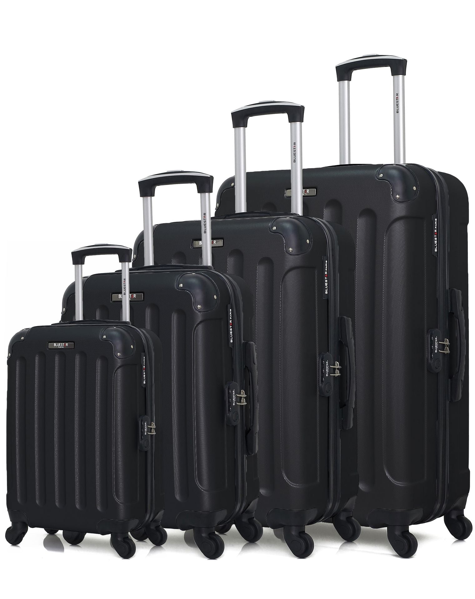 bluestar-madrid-m-lot-4-valises-rigides-noir-abs-27-95l image 6