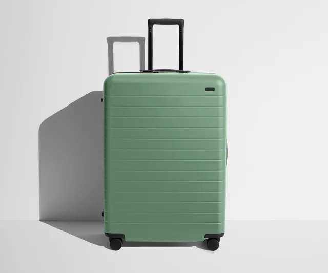 away-large-grande-valise-soute-rigide-vert-mer image 1