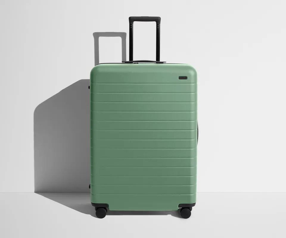 away-large-grande-valise-soute-rigide-vert-mer image 1