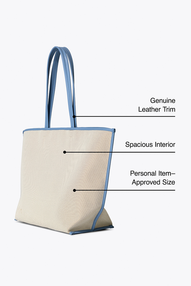 beis-the-canvas-and-leather-tote-cabas-bleu-toile-cuir image 2