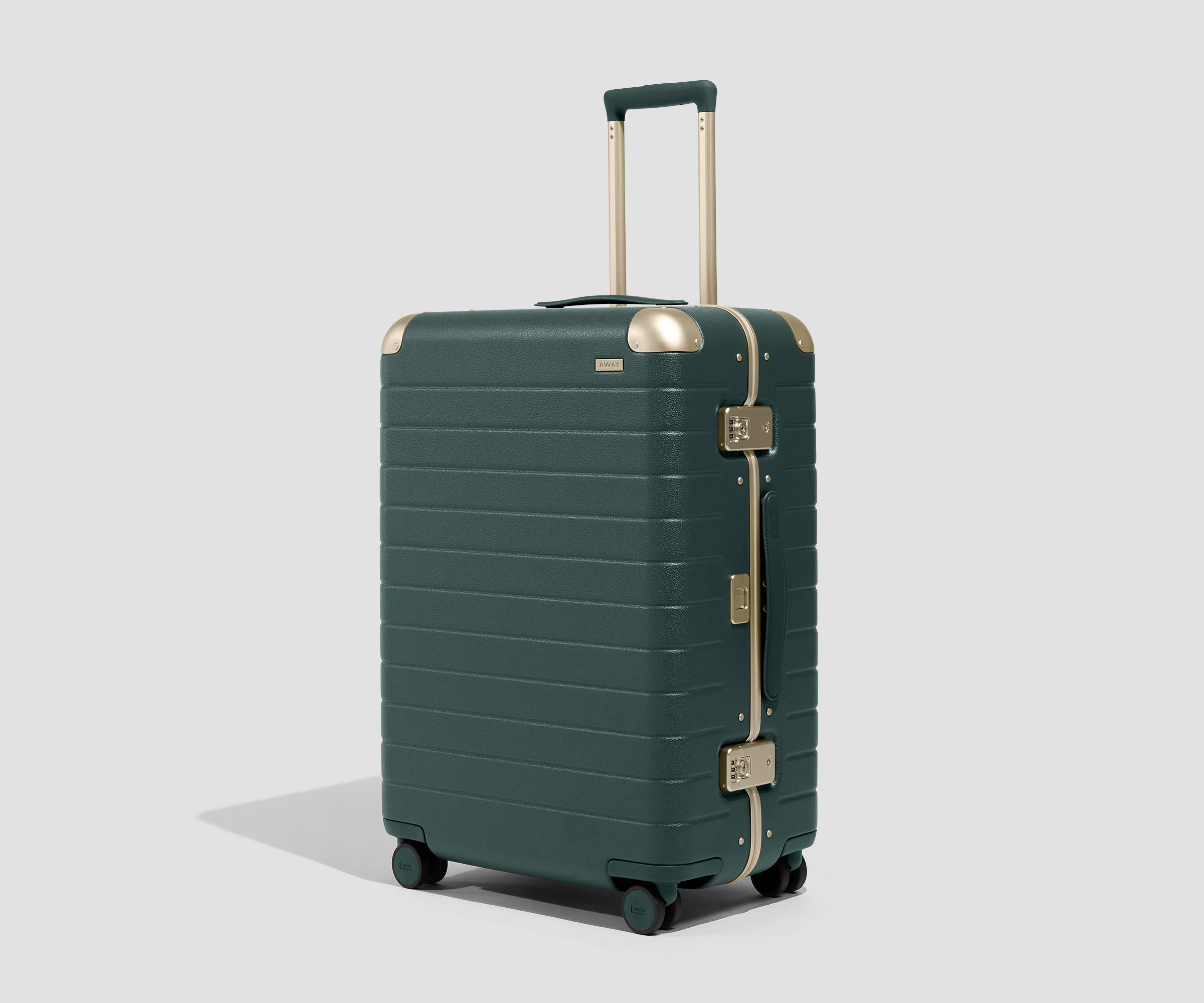 away-aluminum-edge-medium-valise-soute-vert-aluminium image 1