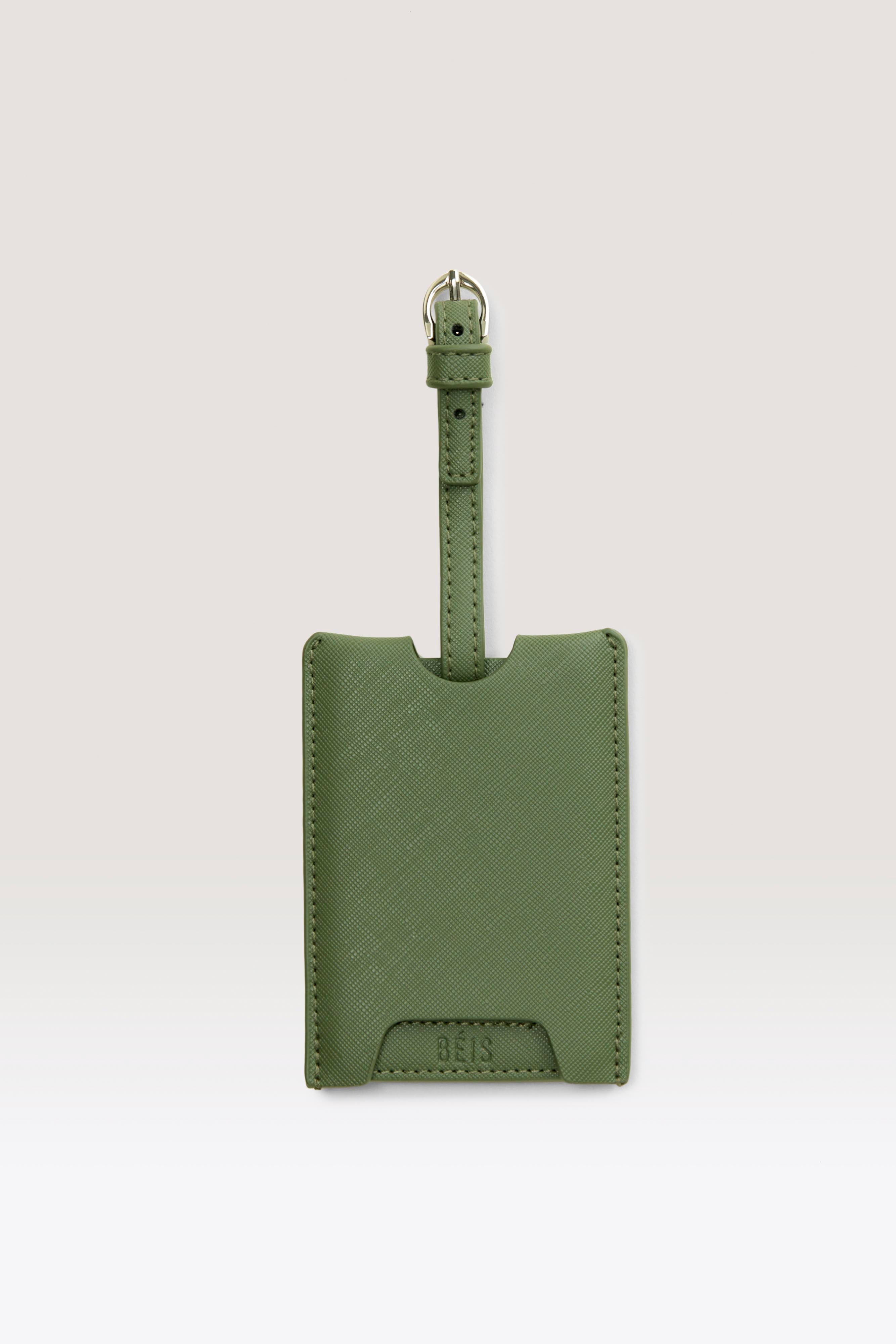 beis-the-luggage-tag-tiquette-bagage-olive-cache-adresse image 1
