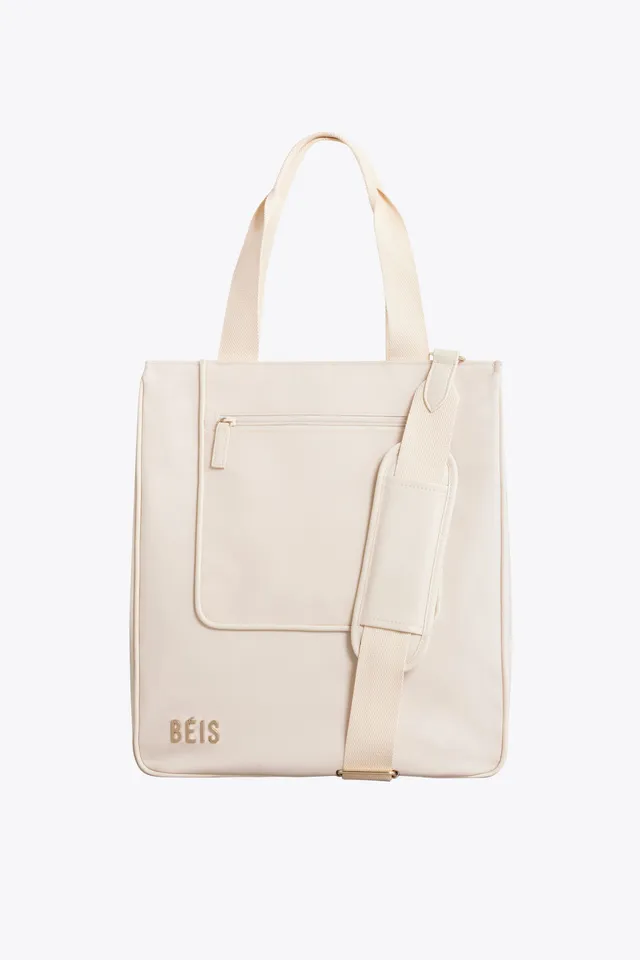 beis-north-to-south-tote-bag-beige-ordinateur image 1