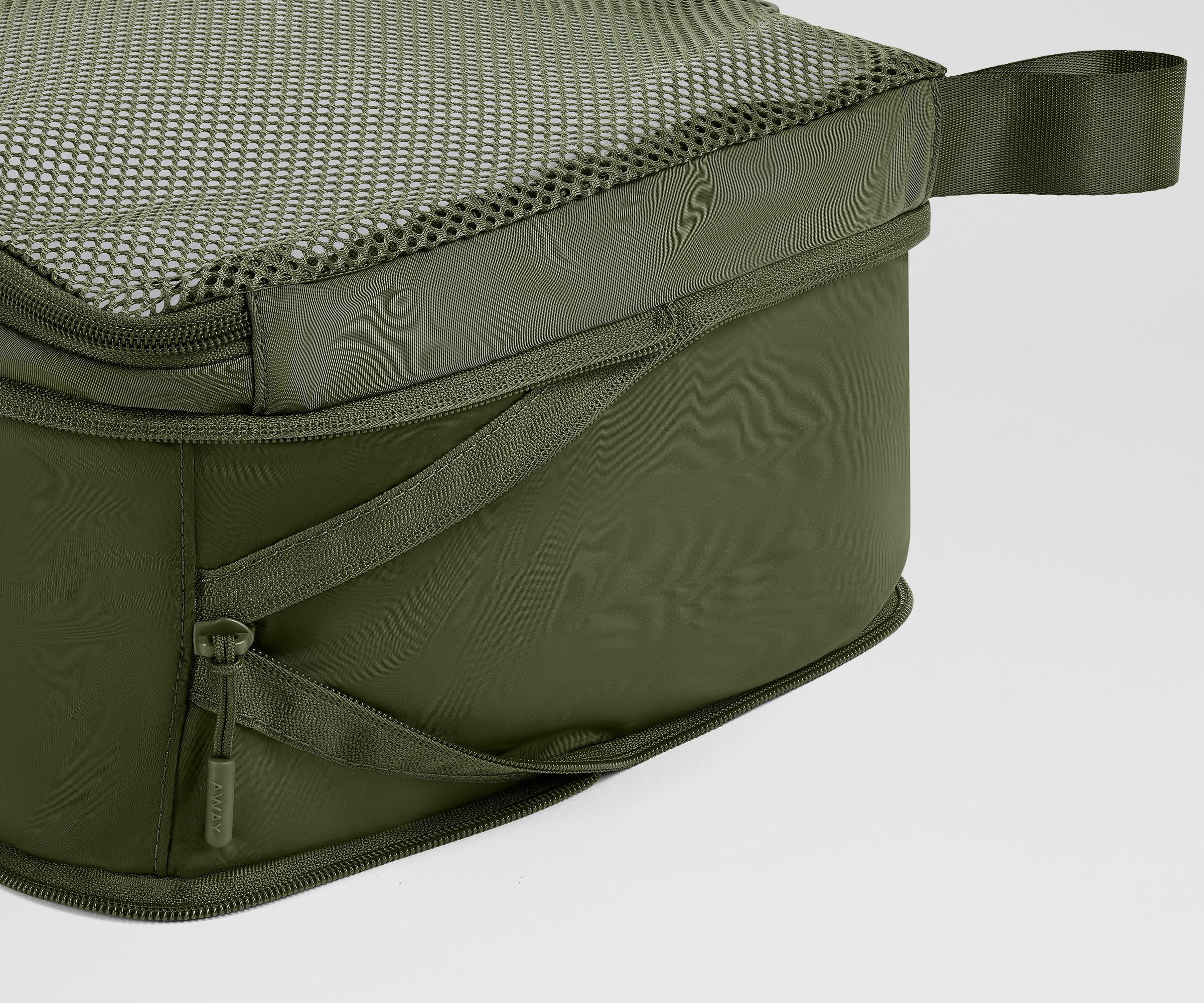 away-packing-cubes-compression-organiseur-vert-olive image 3
