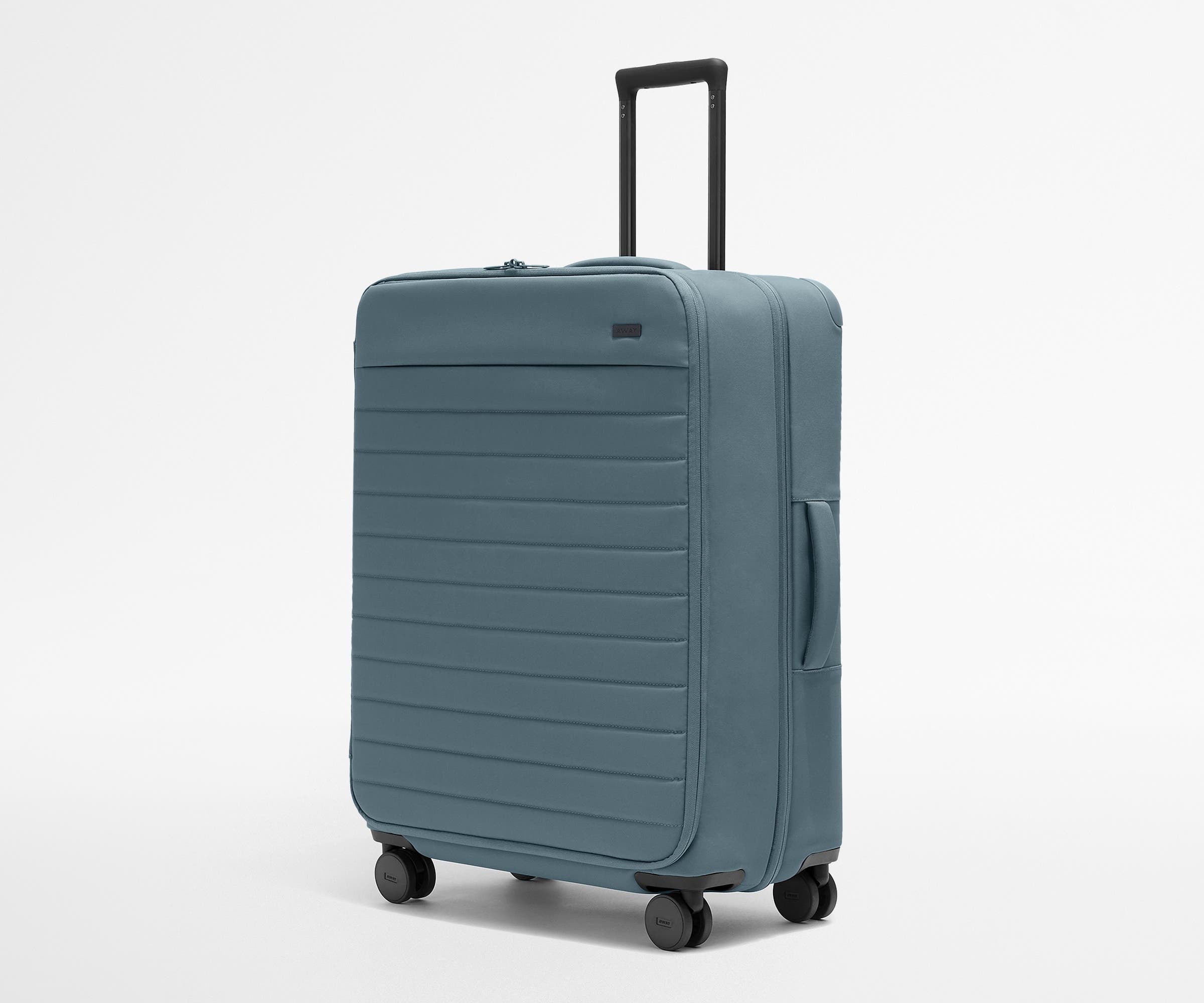 away-softside-valise-soute-large-coast-blue-bleu-nylon image 2
