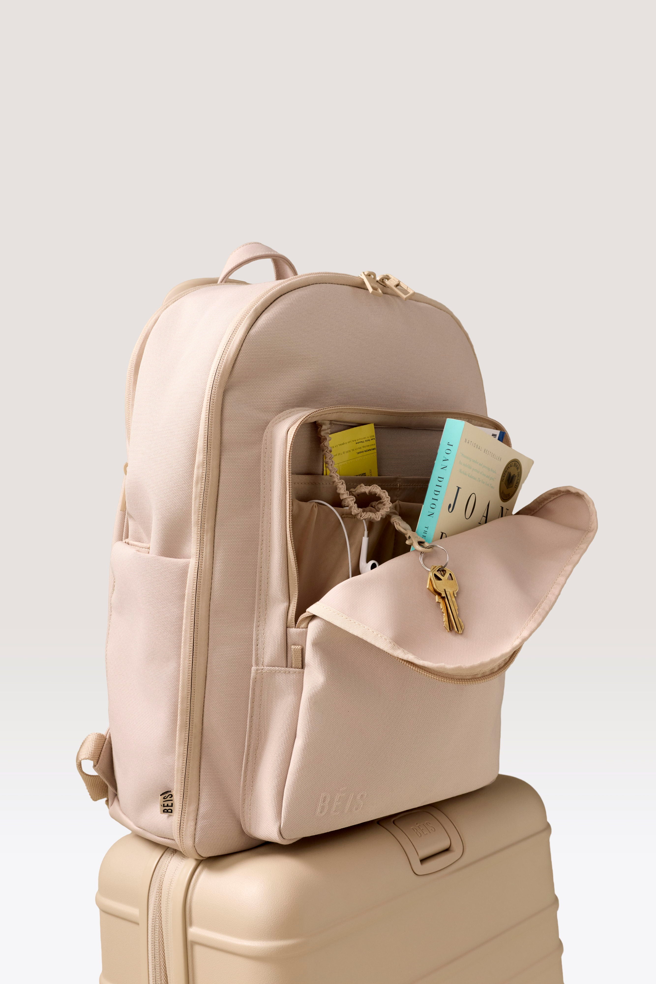 beis-travel-backpack-sac-dos-beige-ordinateur image 3