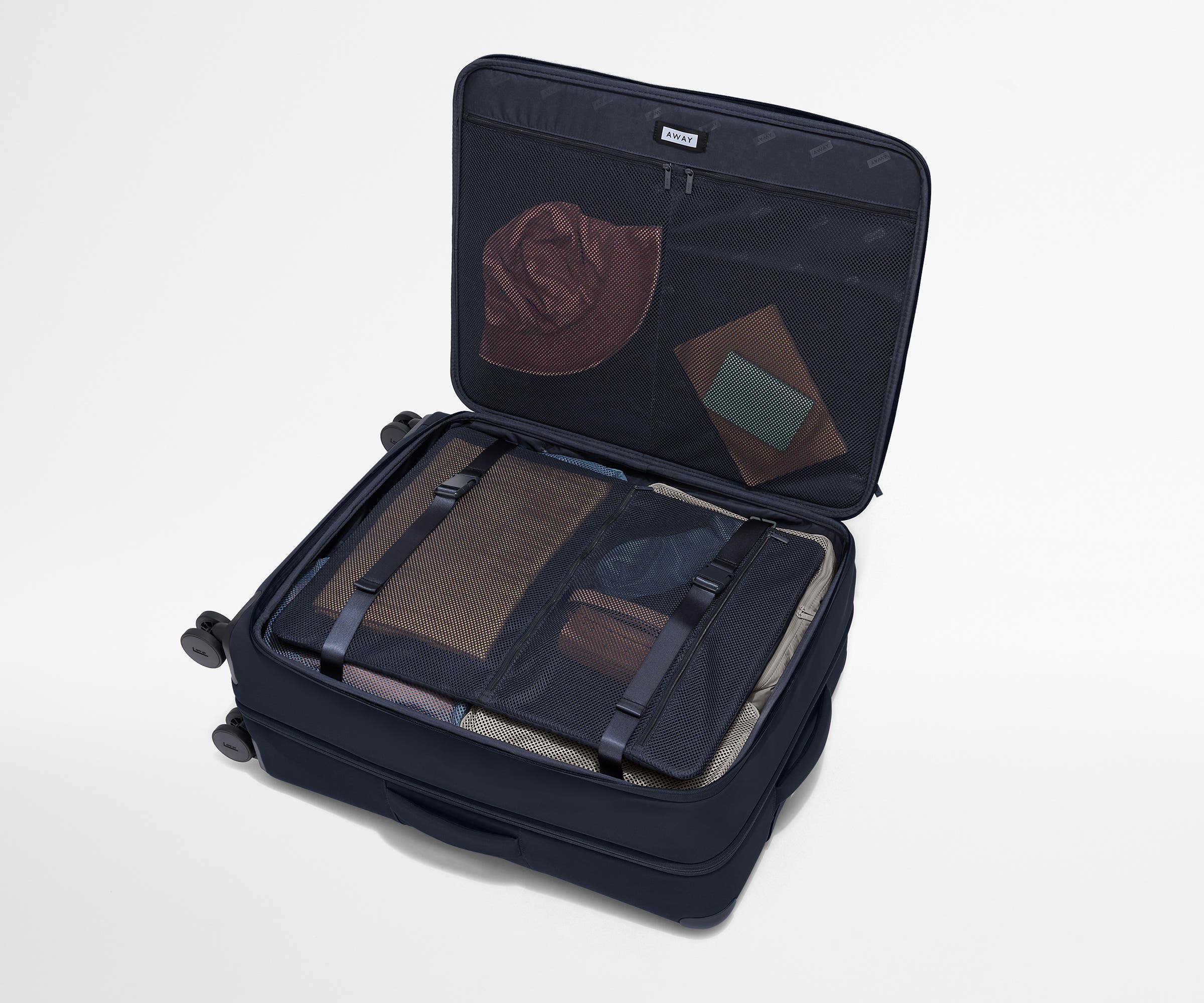 away-softside-large-valise-soute-navy-blue-souple image 5